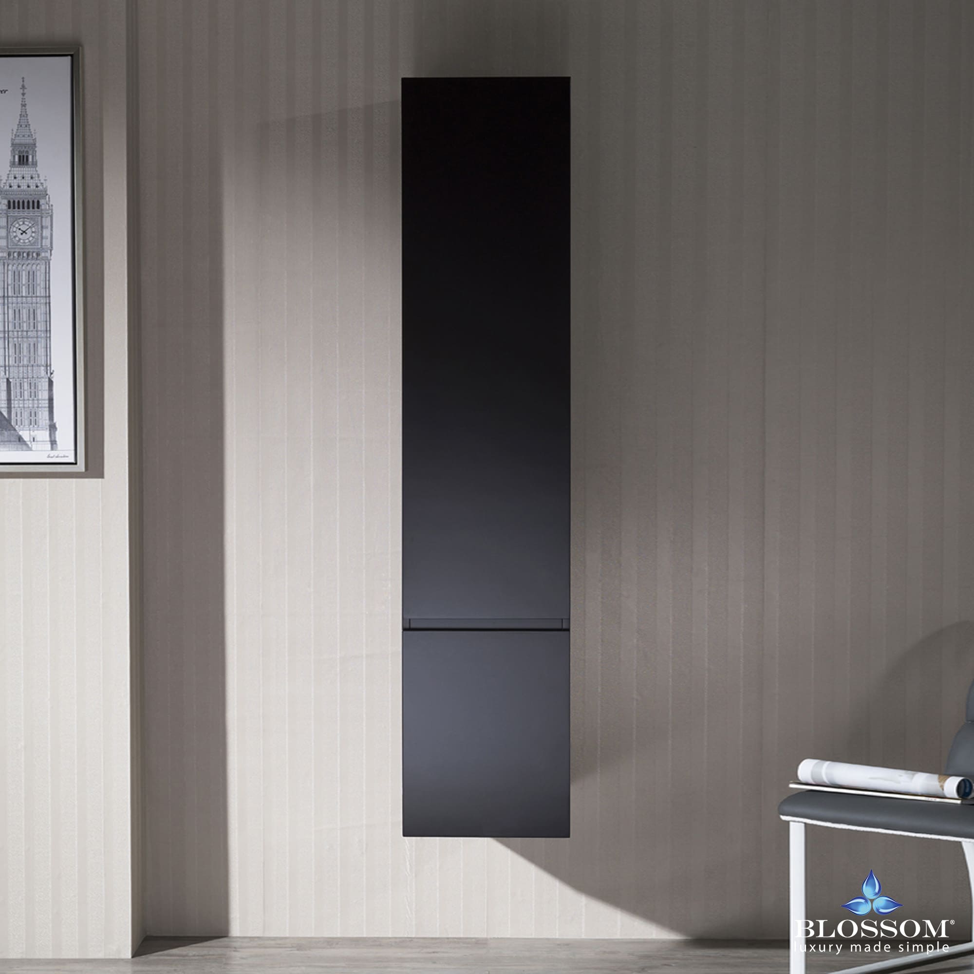 Monaco Wall Hung Linen Cabinet