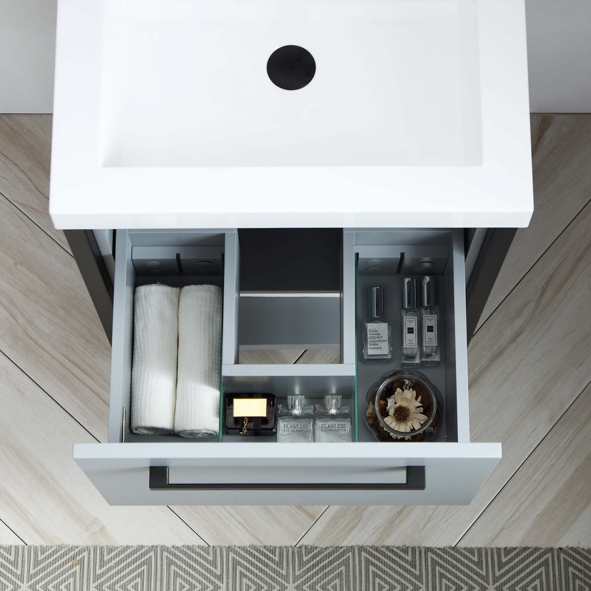 Riga 24" Bathroom Vanity #size_24" #color_metal grey