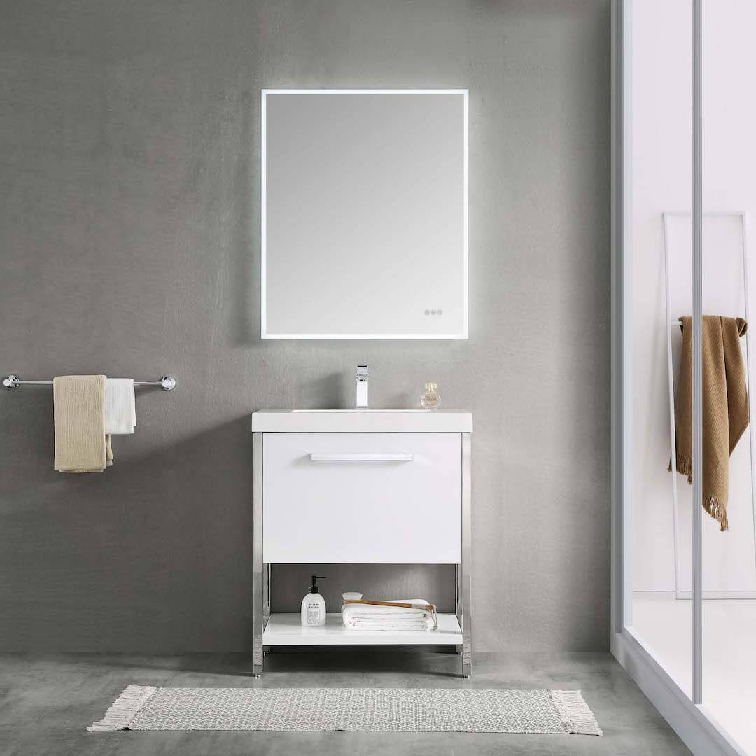 Riga 30" Bathroom Vanity #size_30" #color_glossy white