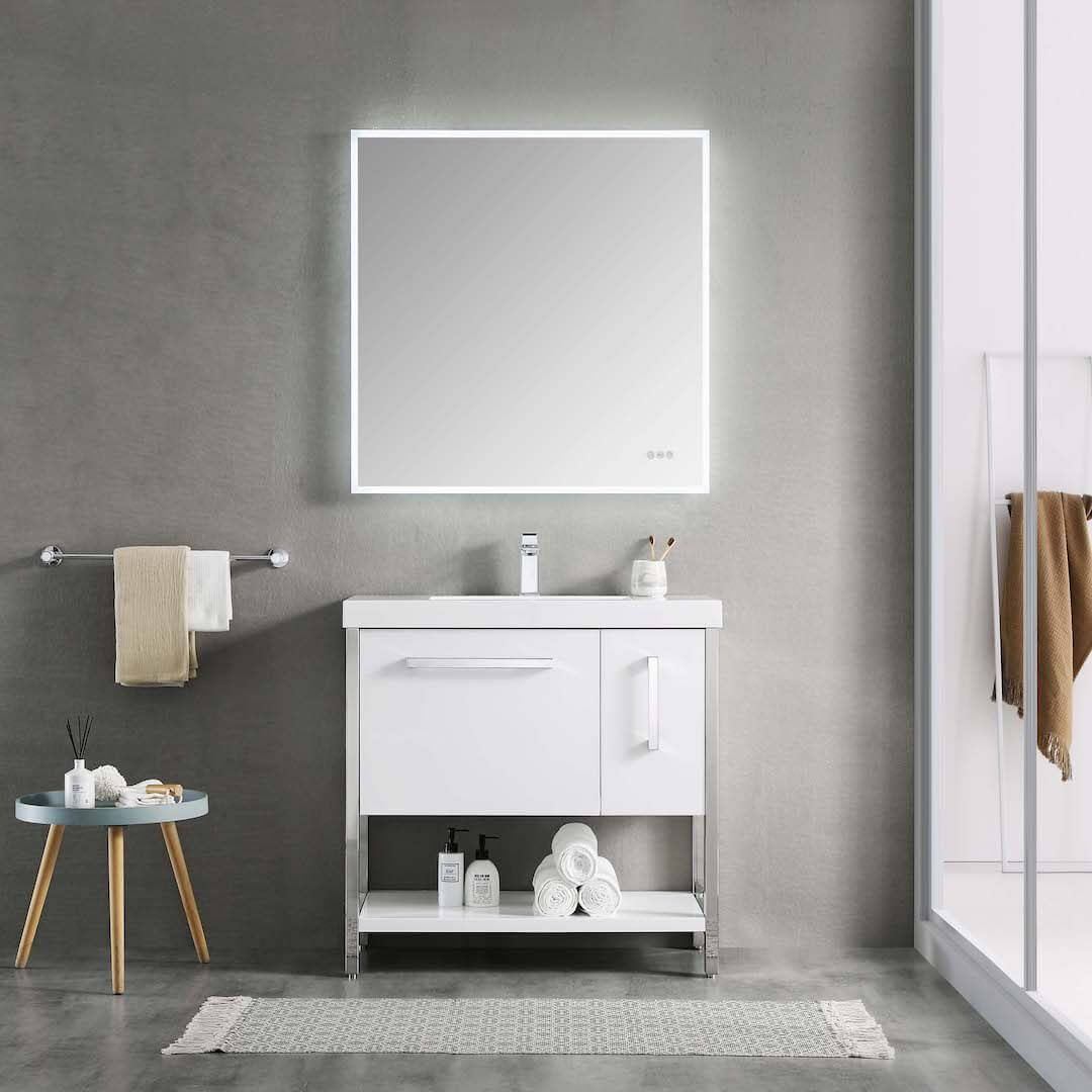 Riga 36" Bathroom Vanity #size_36" #color_glossy white