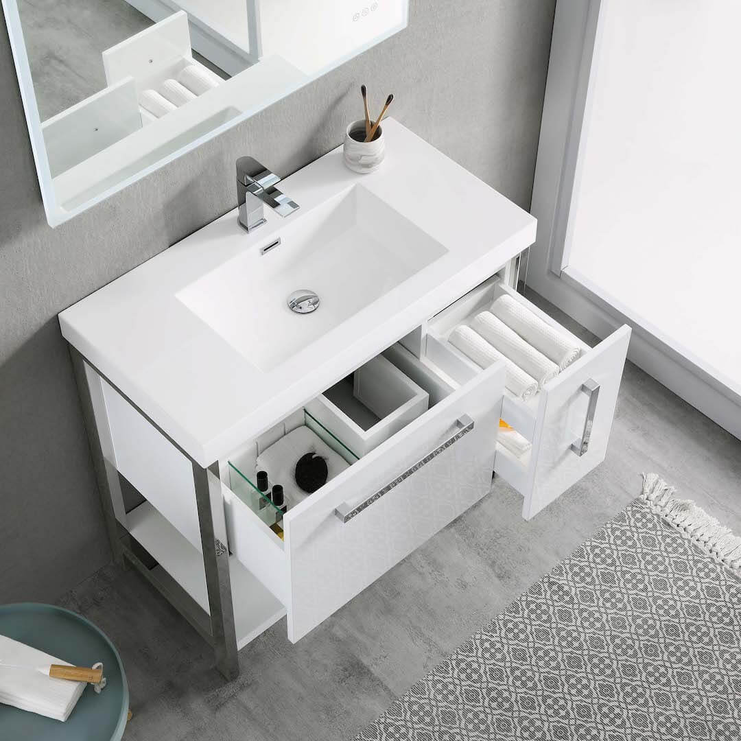 Riga 36" Bathroom Vanity #size_36" #color_glossy white