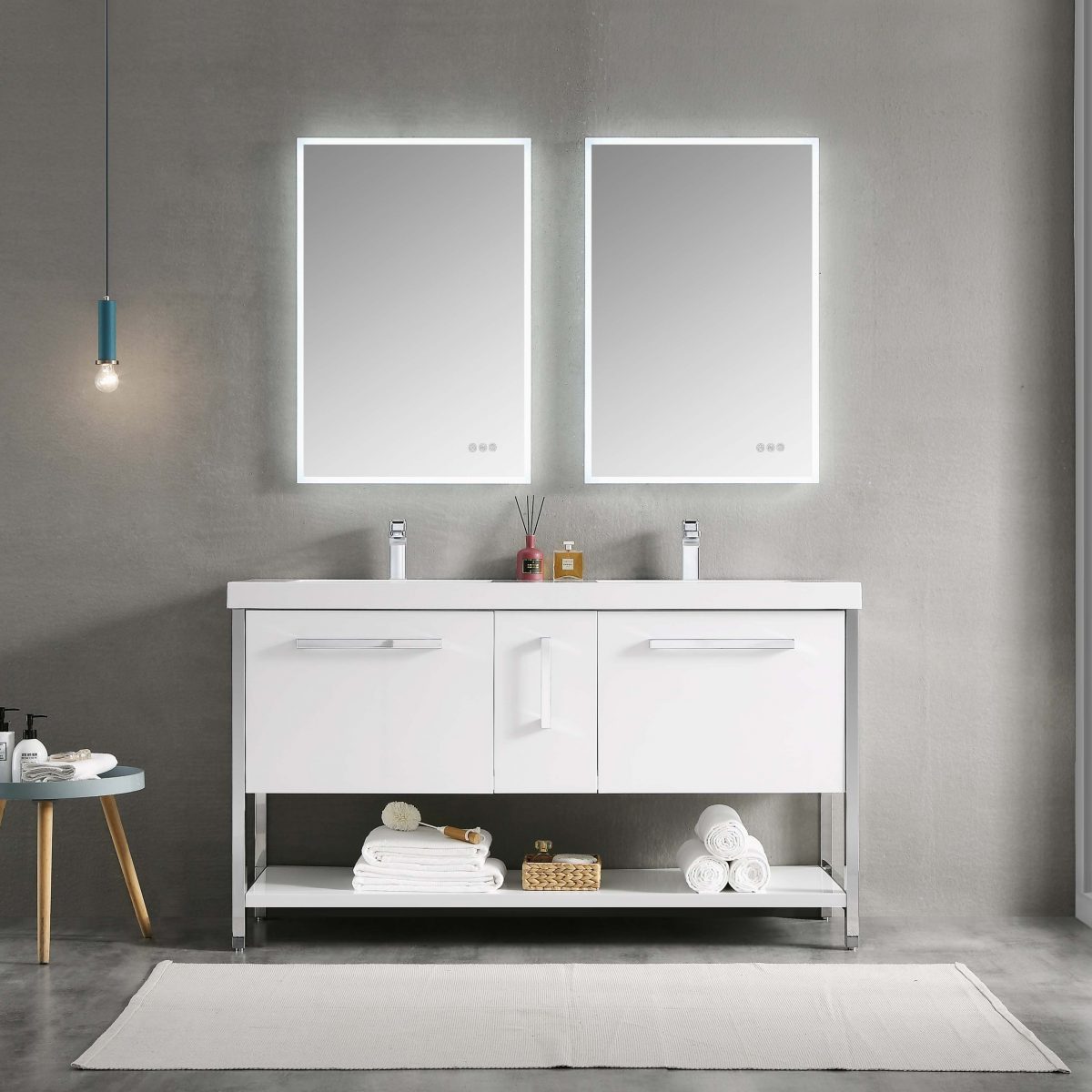 Riga 60" Bathroom Vanity #size_60" #color_glossy white