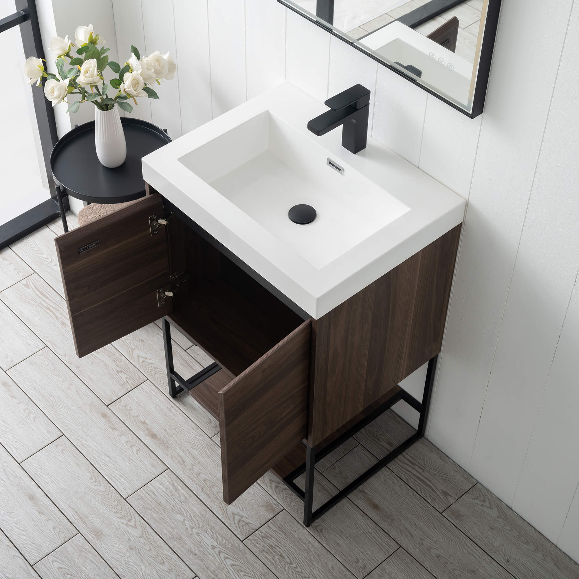 Porto 24" Bathroom Vanity #size_24" #color_walnut