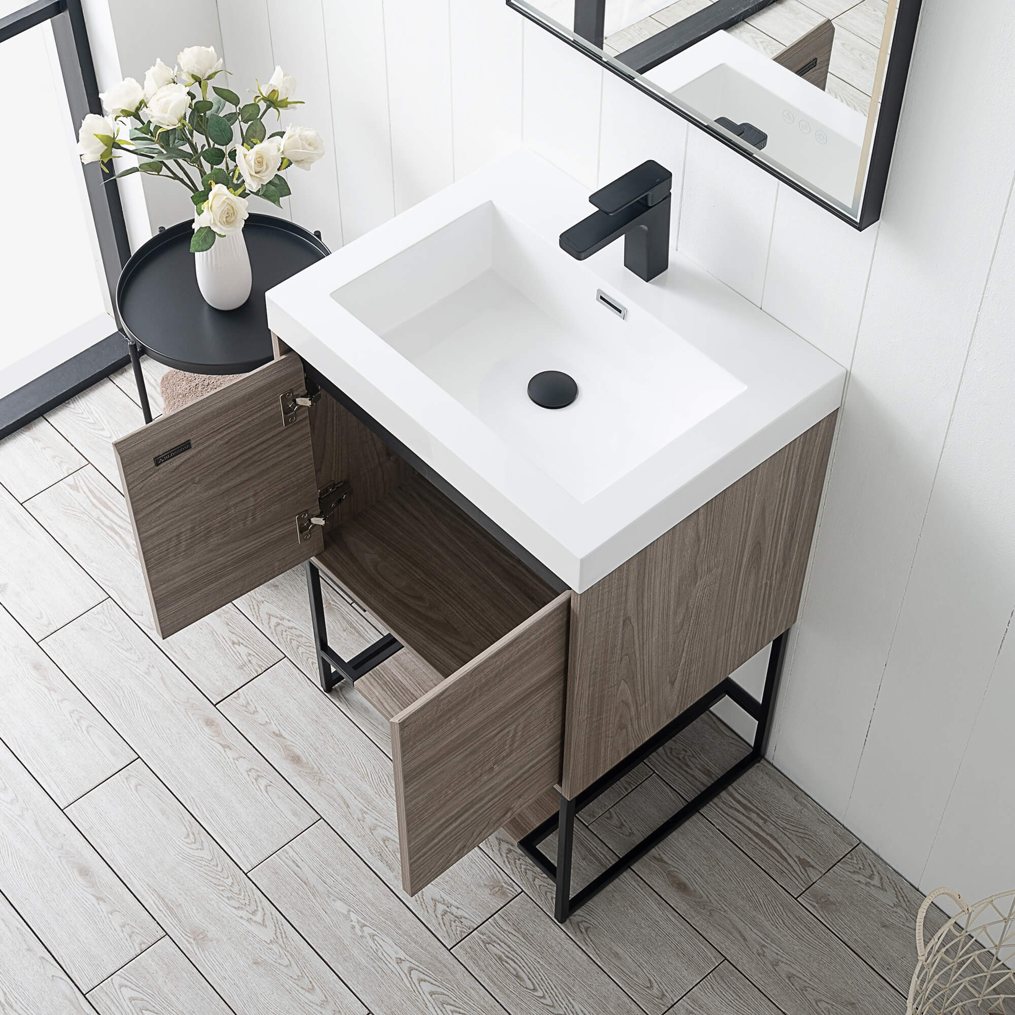 Porto 24" Bathroom Vanity #size_24" #color_teak