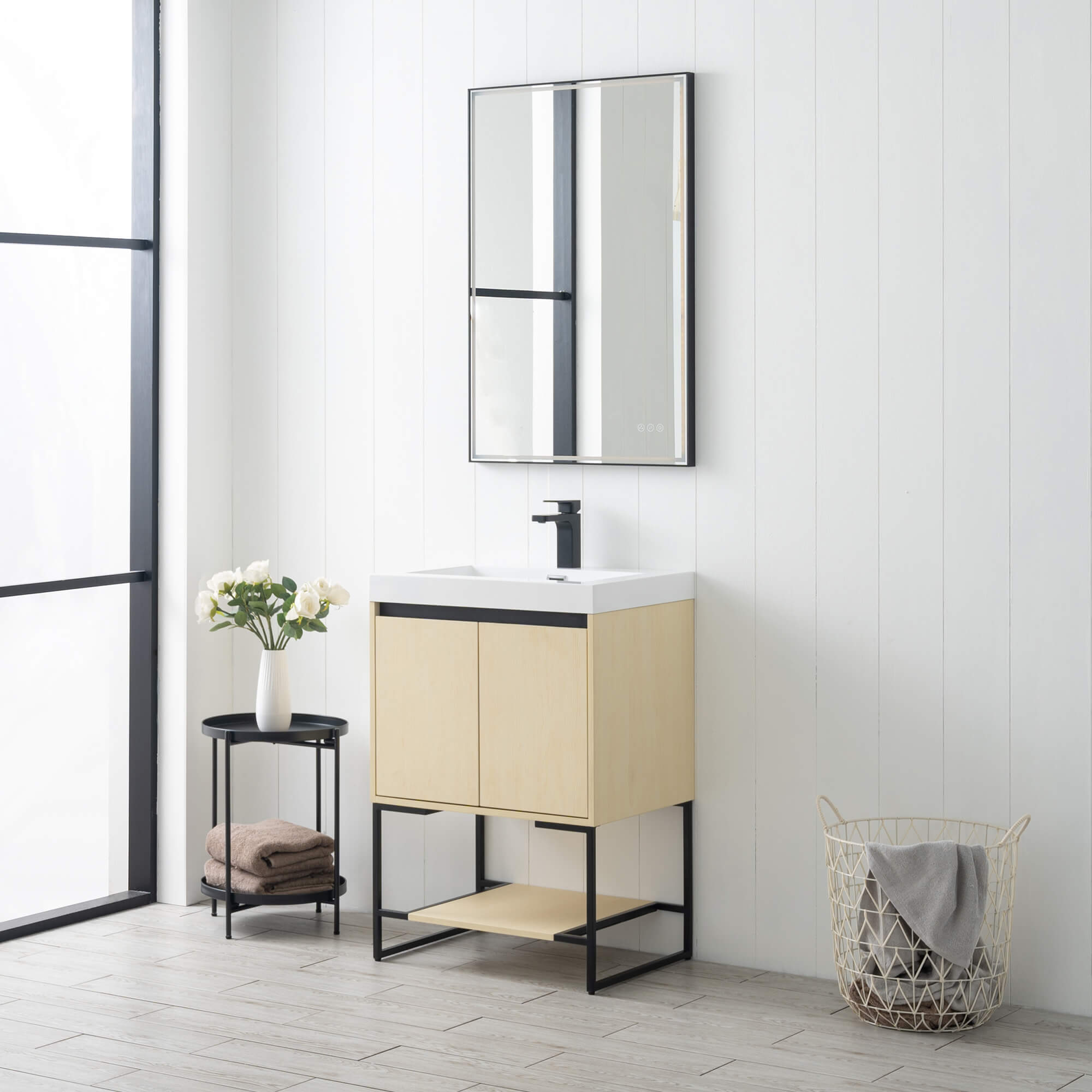 Porto 24" Bathroom Vanity #size_24" #color_nature maple