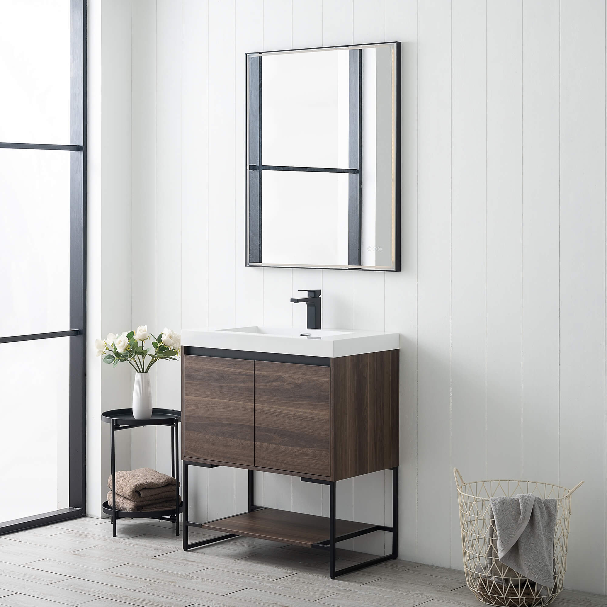 Porto 30" Bathroom Vanity #size_30" #color_walnut