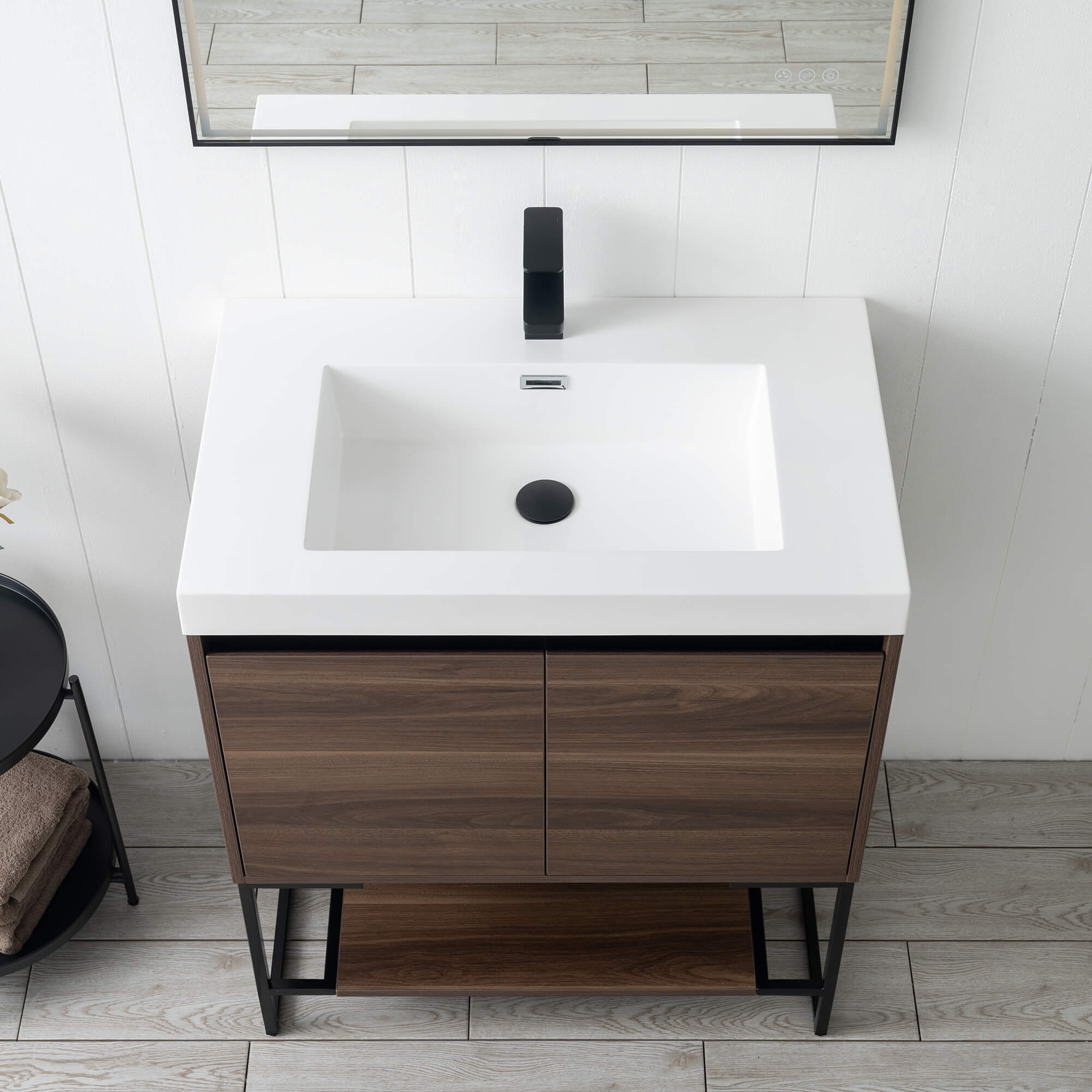 Porto 30" Bathroom Vanity #size_30" #color_walnut