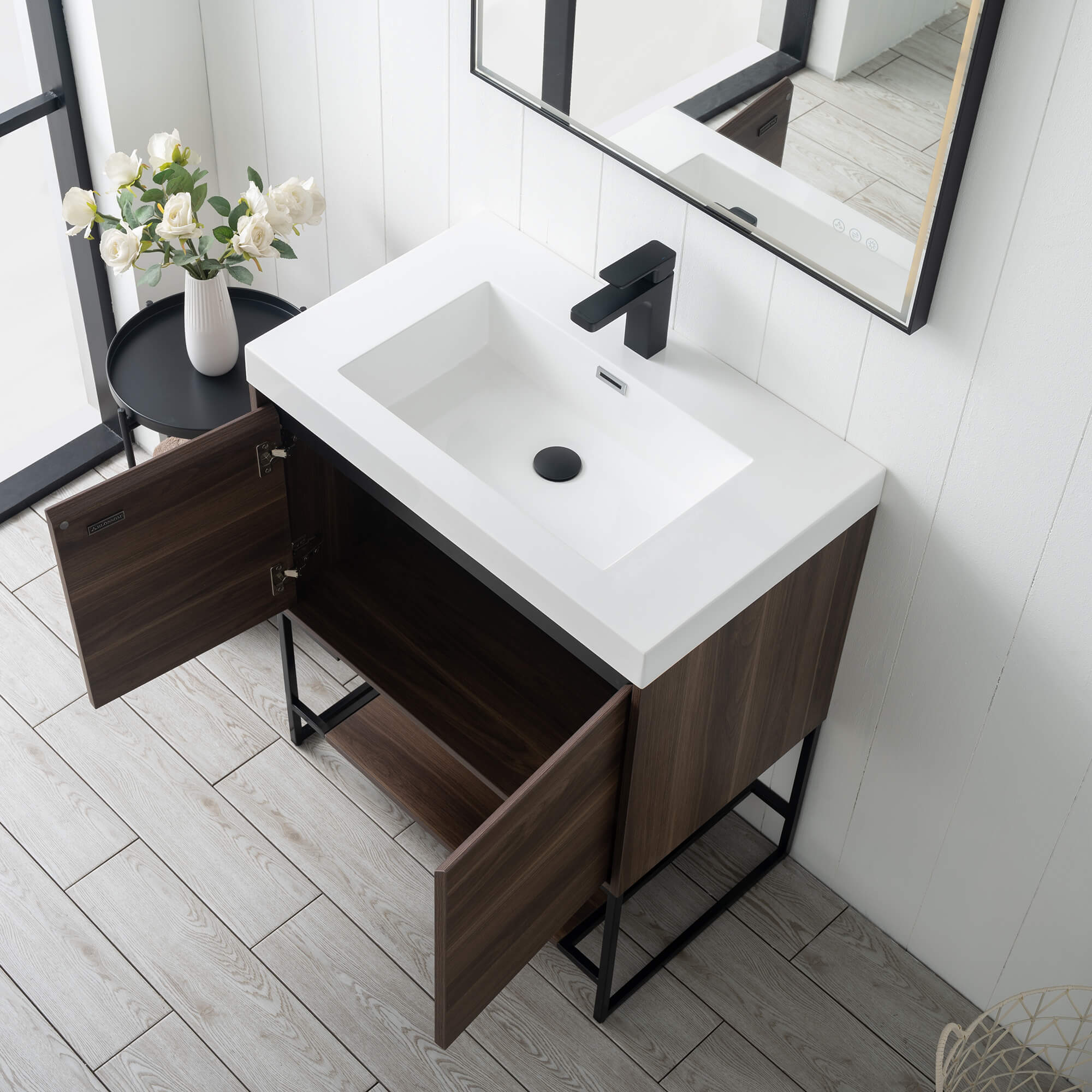 Porto 30" Bathroom Vanity #size_30" #color_walnut