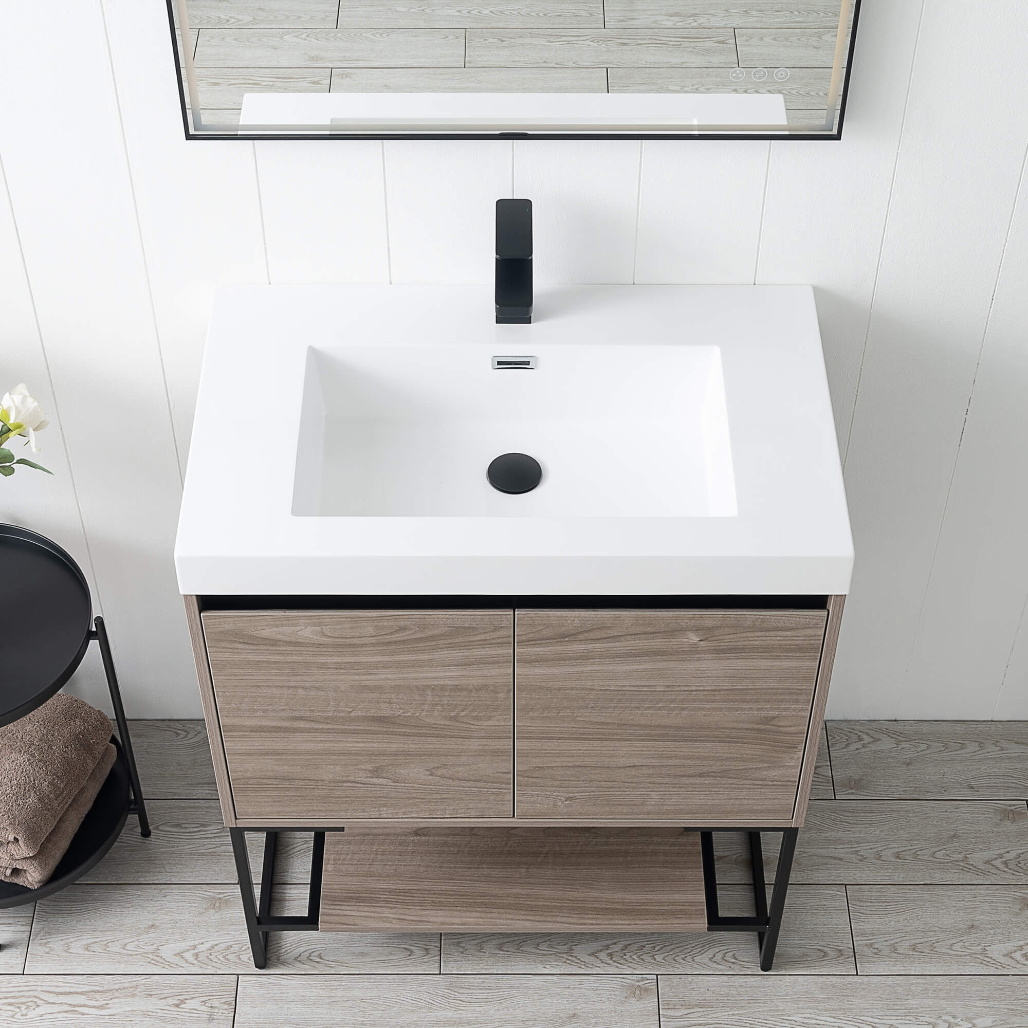 Porto 30" Bathroom Vanity #size_30" #color_teak