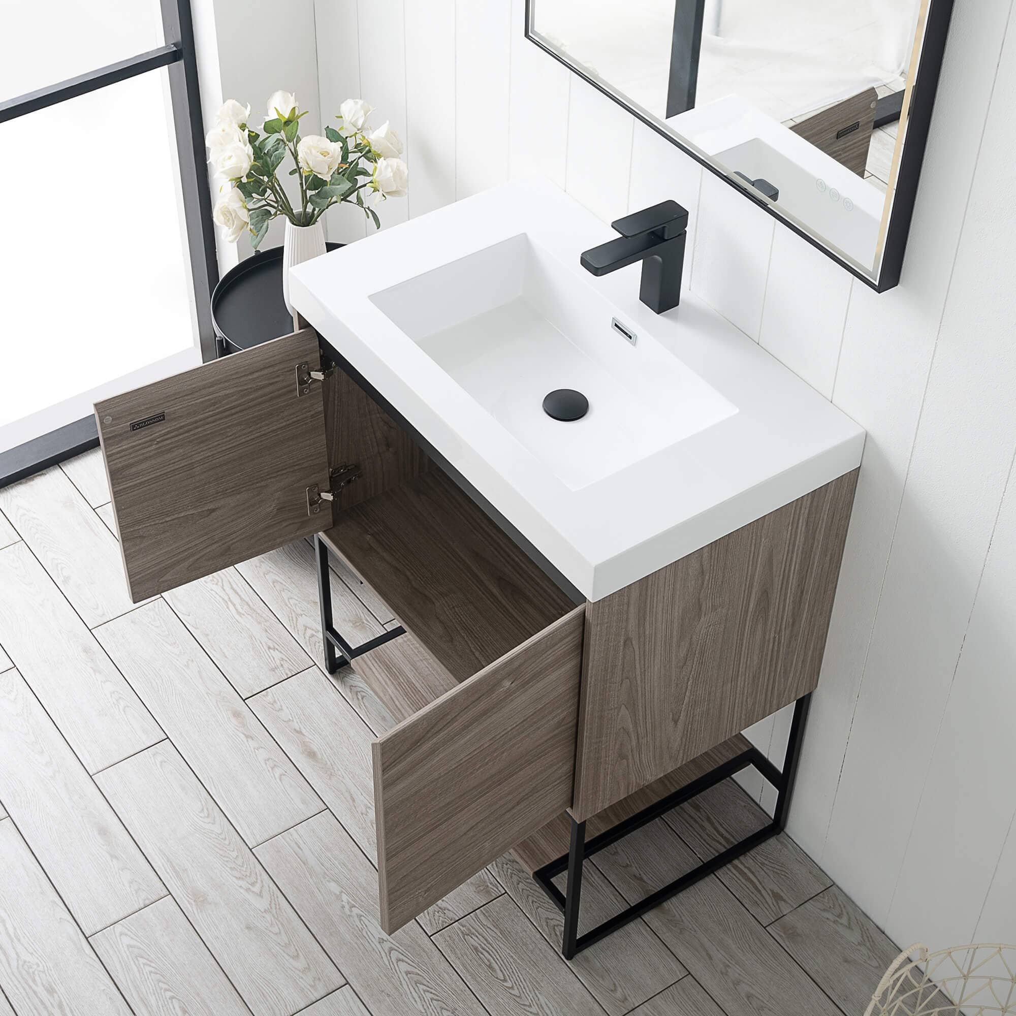 Porto 30" Bathroom Vanity #size_30" #color_teak