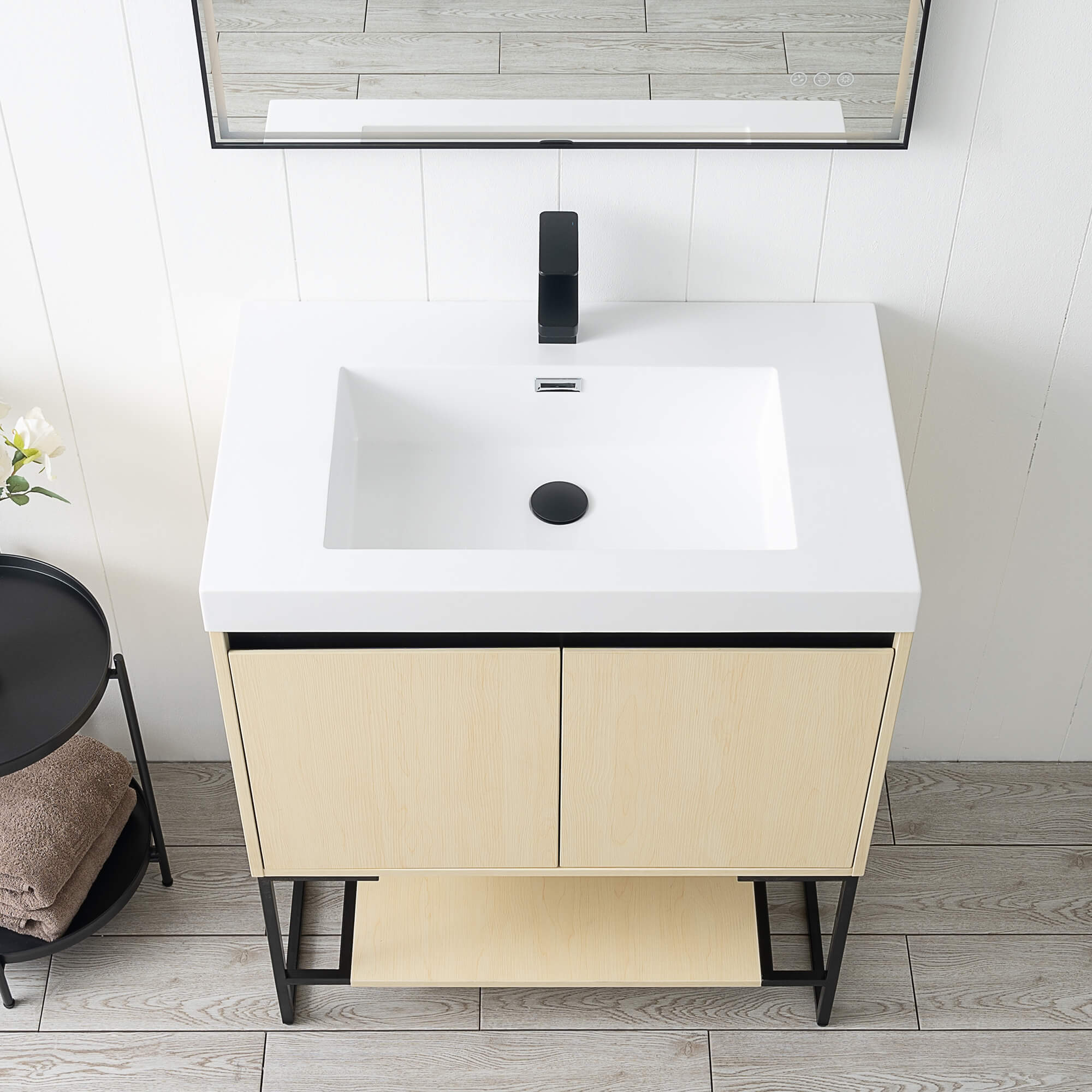 Porto 30" Bathroom Vanity #size_30" #color_nature maple