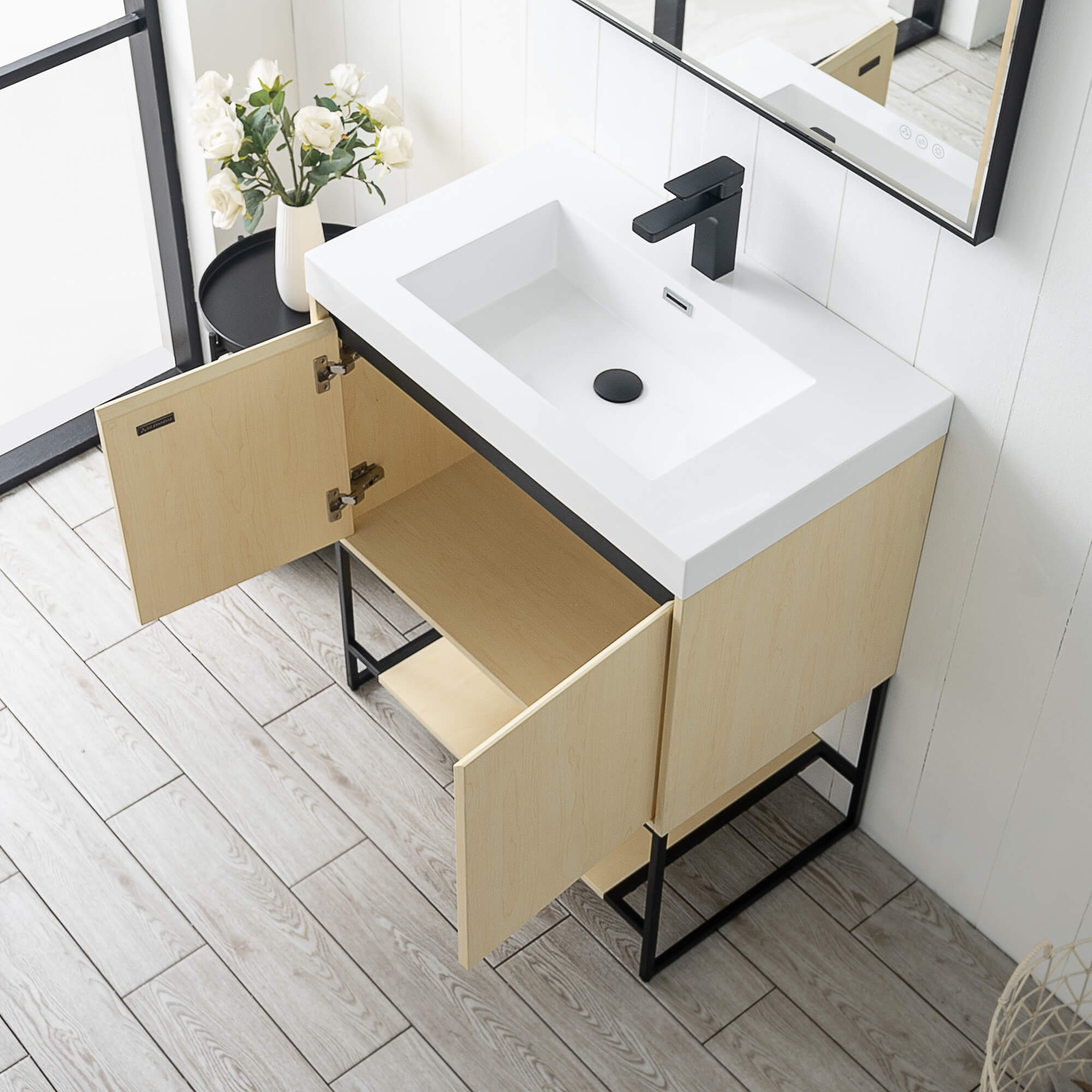 Porto 30" Bathroom Vanity #size_30" #color_nature maple
