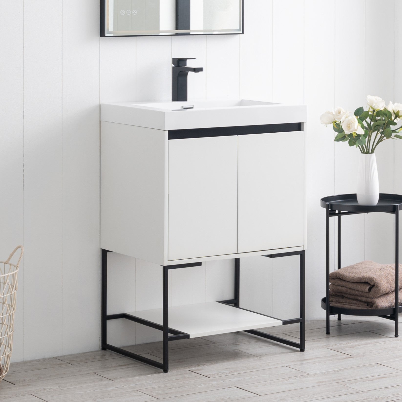 Porto 24" Bathroom Vanity #size_24" #color_matte white