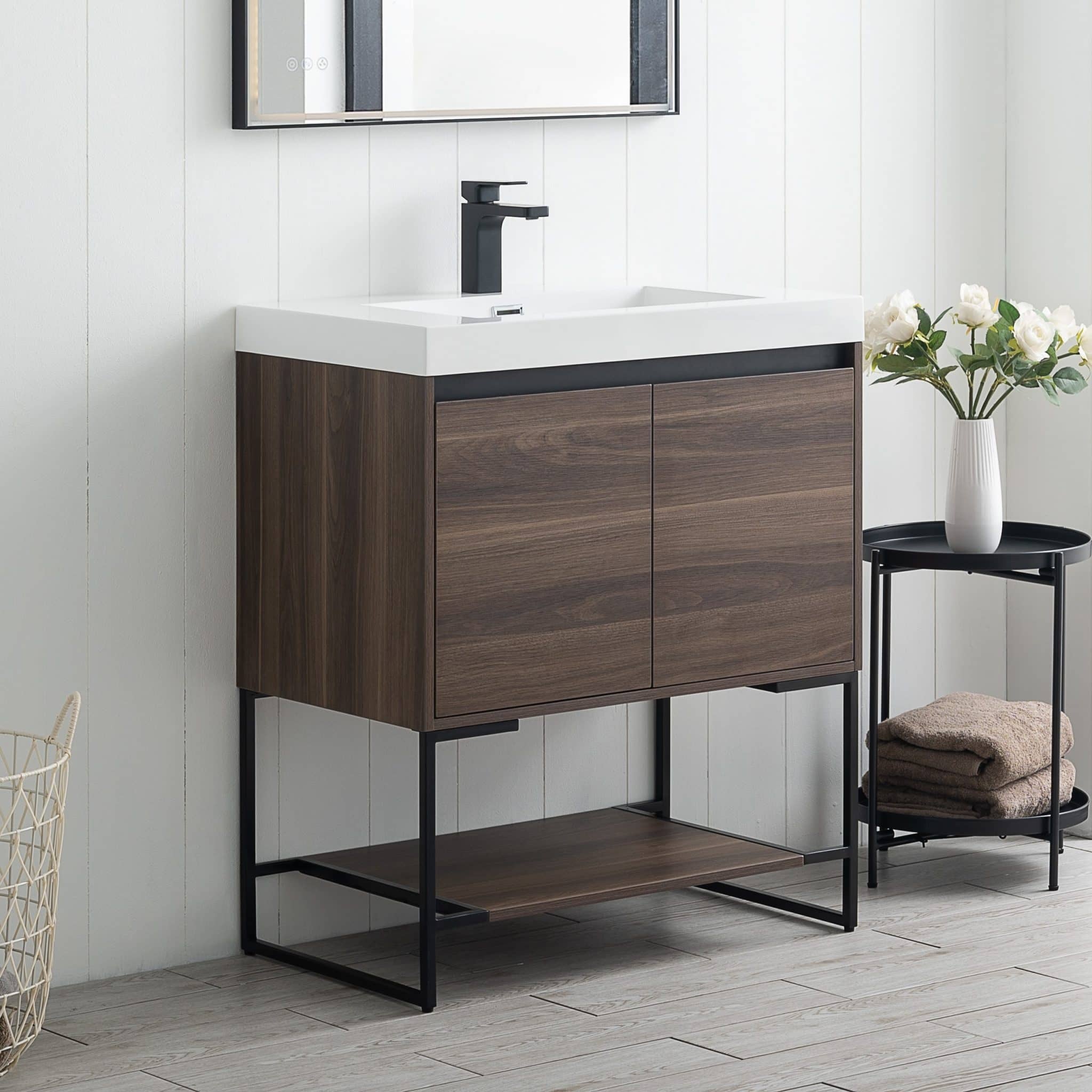 Porto 30" Bathroom Vanity #size_30" #color_walnut