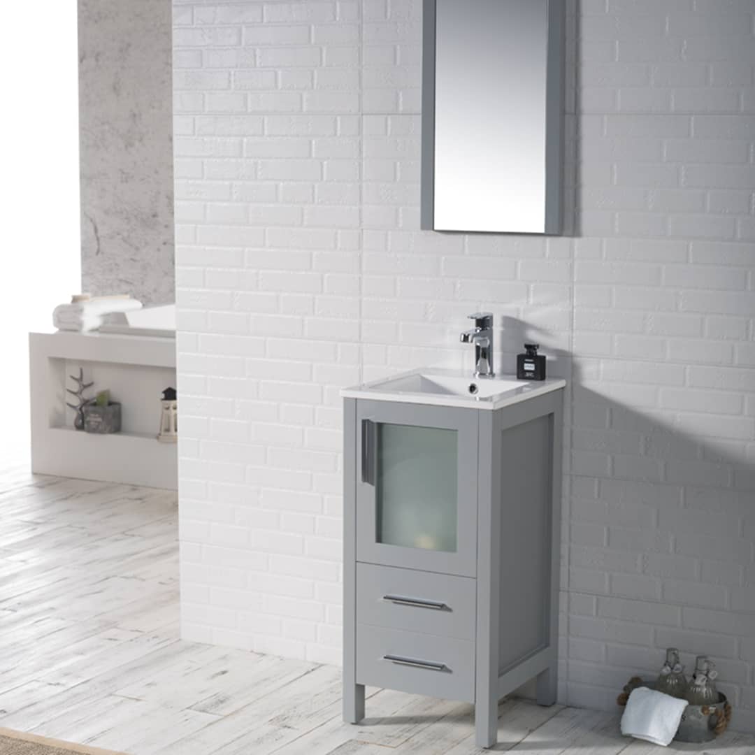 Sydney 16" Bathroom Vanity  #size_16"  #color_metal grey