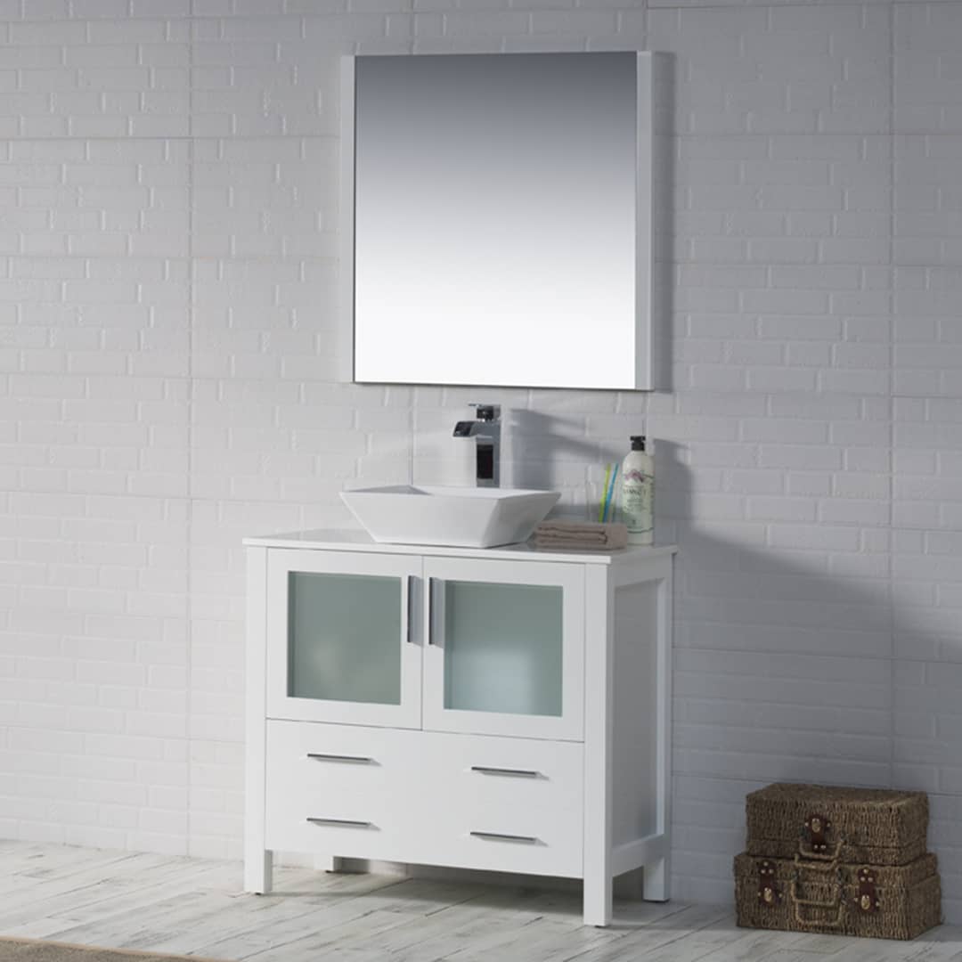 Sydney 36" Bathroom Vanity  #size_36"  #color_glossy white