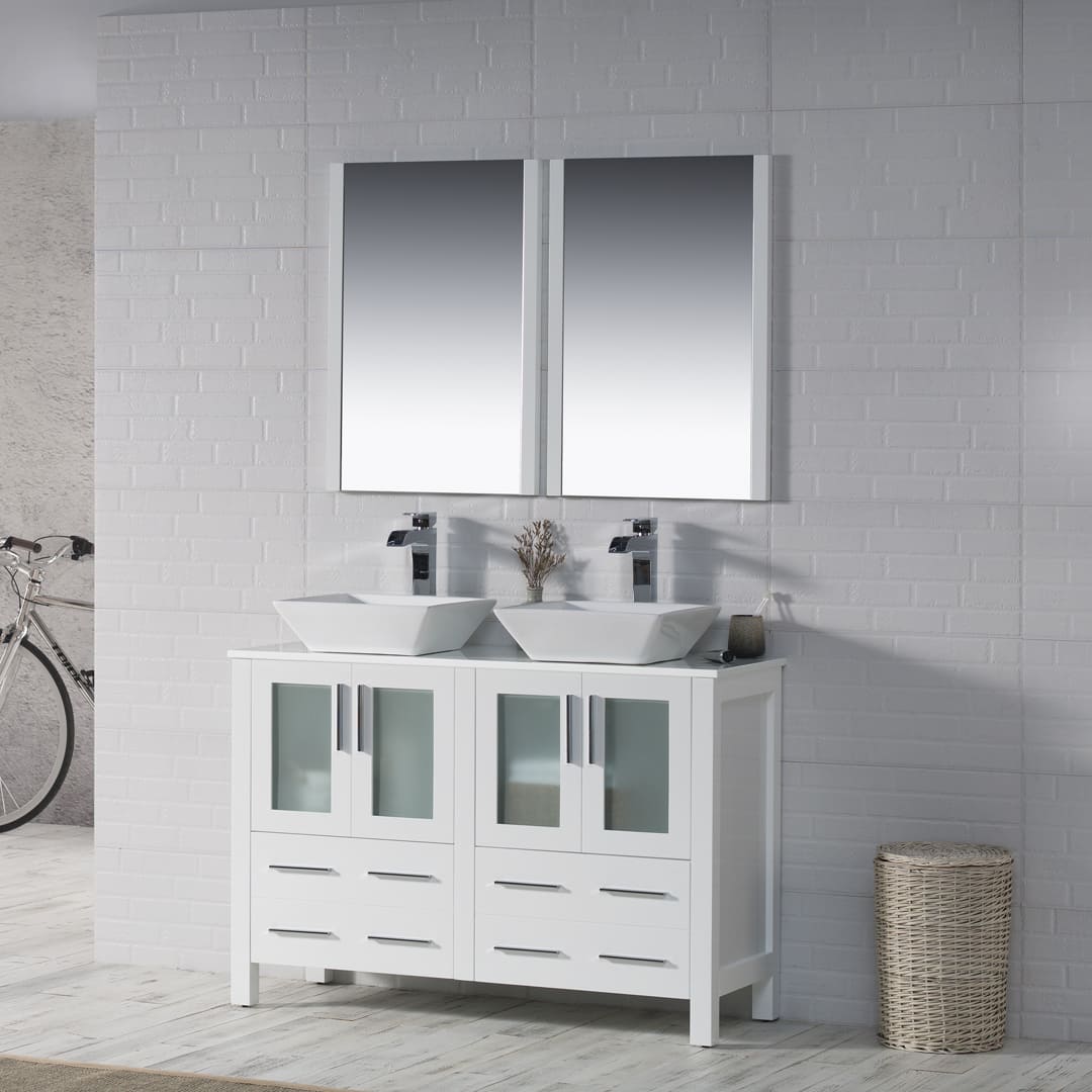 Sydney 48" Bathroom Vanity  #size_48"  #color_glossy white