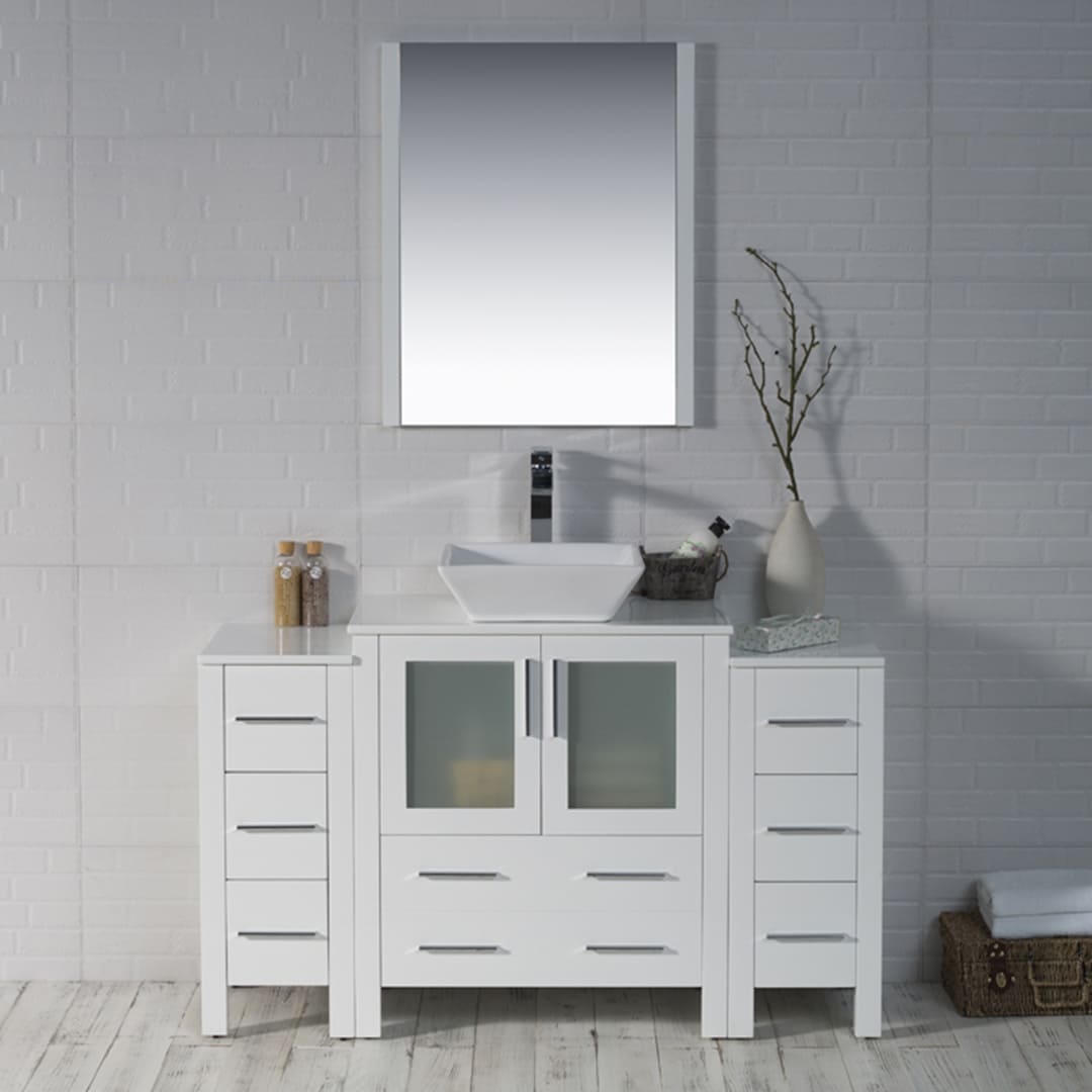 Sydney 54" Bathroom Vanity  #size_54"  #color_glossy white