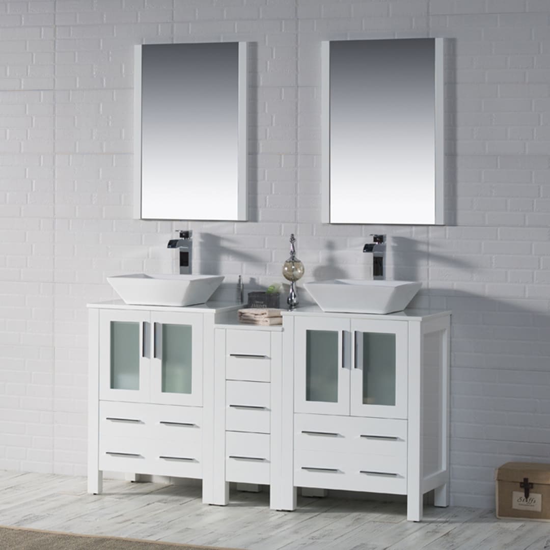 Sydney 60" Bathroom Vanity  #size_60"  #color_glossy white