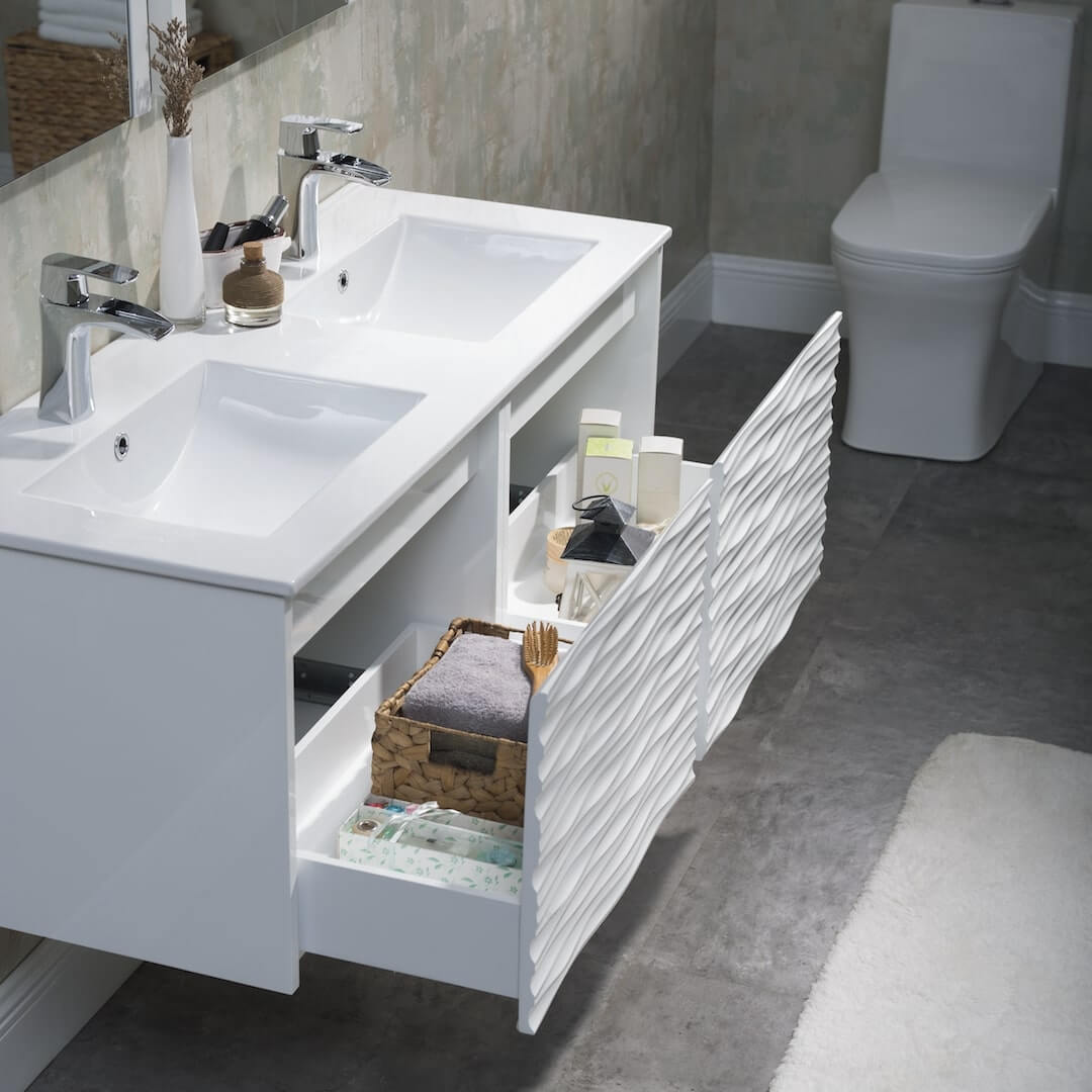 Paris 48" Bathroom Vanity  #size_48"  #color_glossy white
