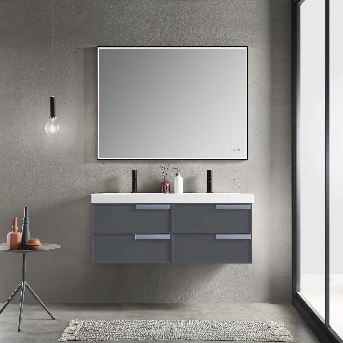 Sofia 48" Bathroom Vanity  #size_48"  #color_matte grey
