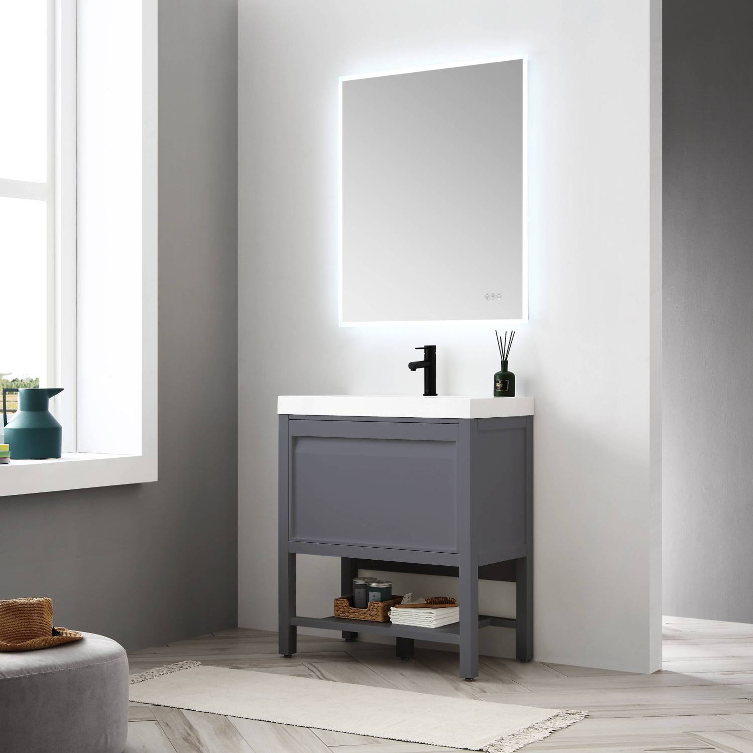 Vienna 30" Bathroom Vanity  #size_30"  #color_matte grey