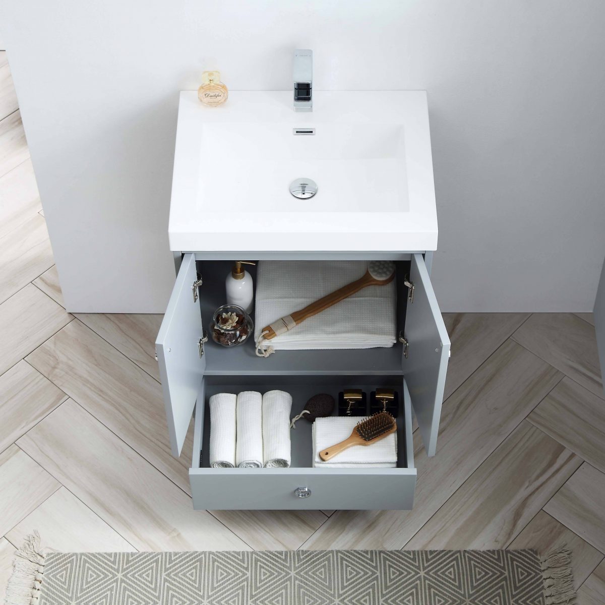 Lyon 24" Bathroom Vanity  #size_24"  #color_metal grey 