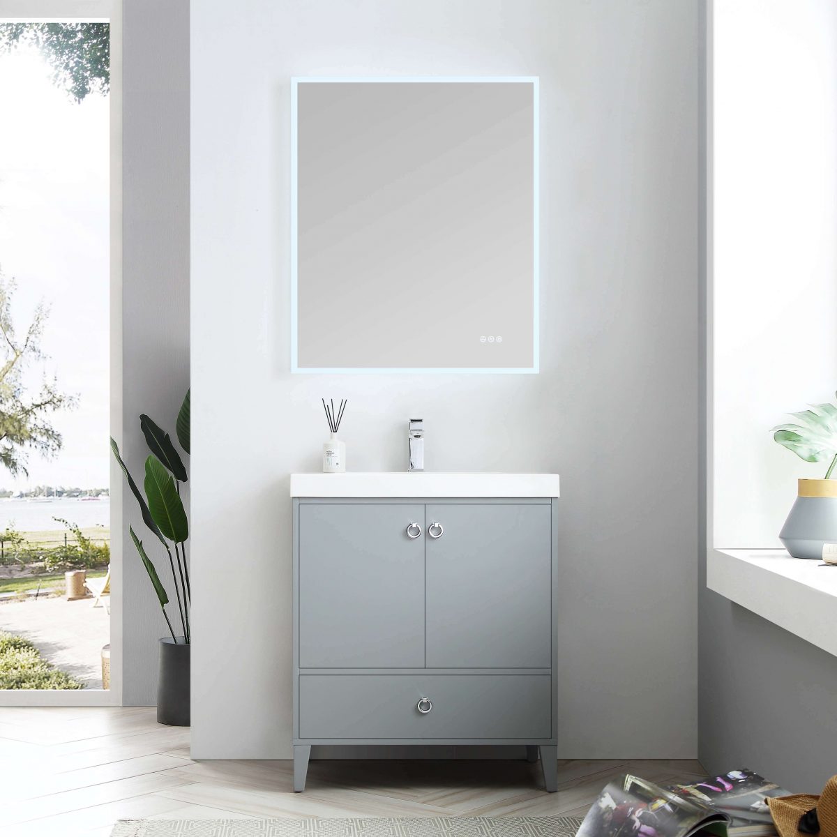 Lyon 30" Bathroom Vanity  #size_30"  #color_metal grey 