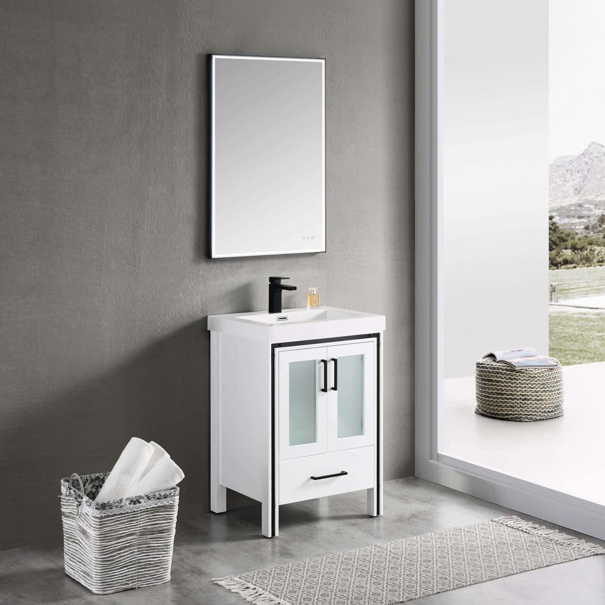 Birmingham 24" Bathroom Vanity  #size_24"  #color_glossy white