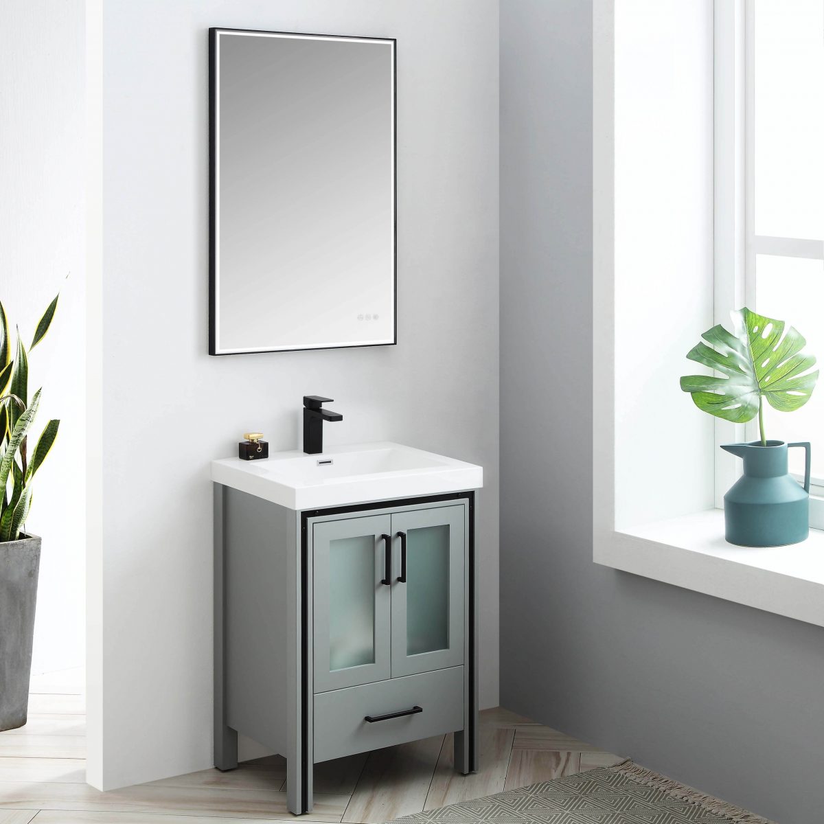 Birmingham 24" Bathroom Vanity  #size_24"  #color_metal grey
