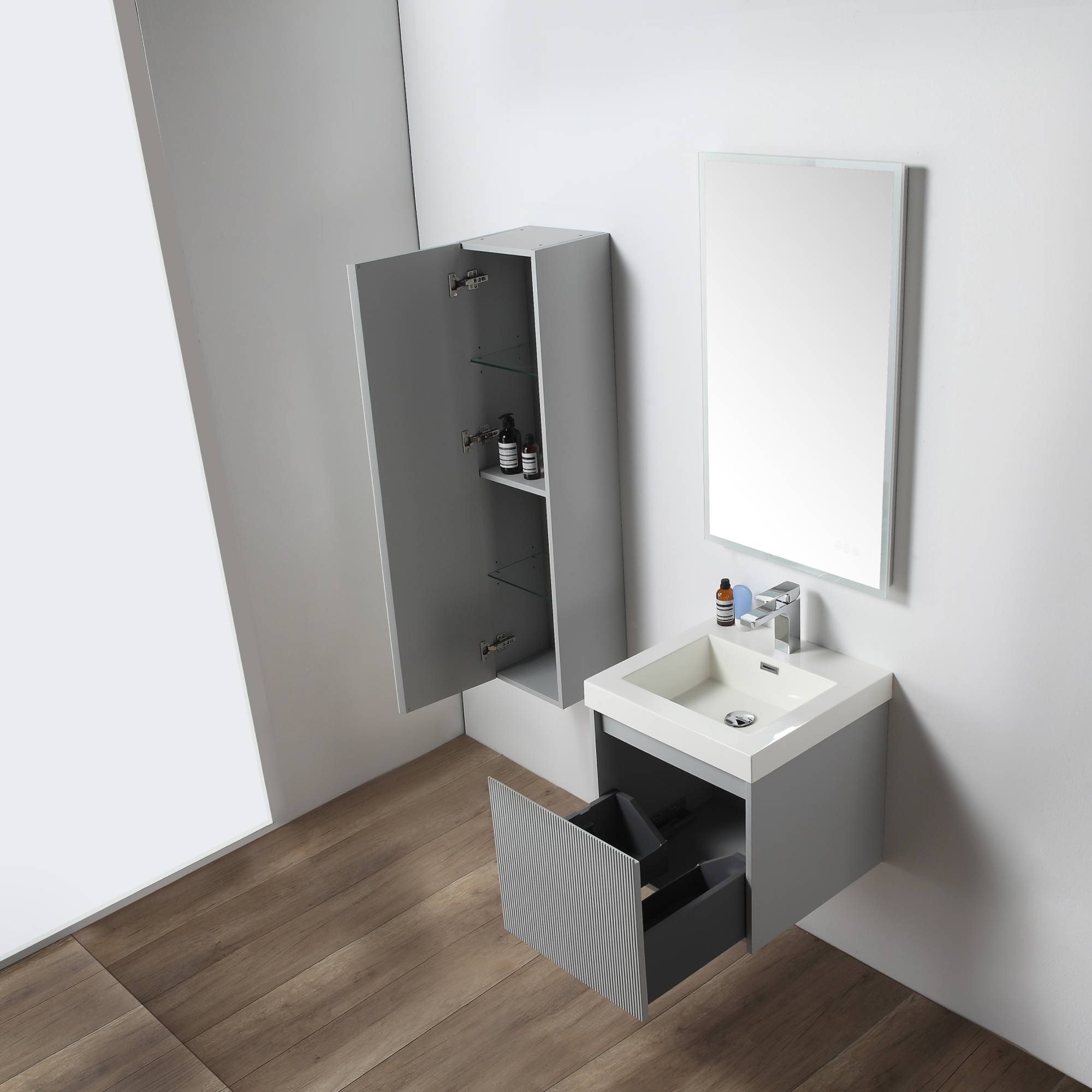 Positano 20" Bathroom Vanity  #size_20"  #color_light grey