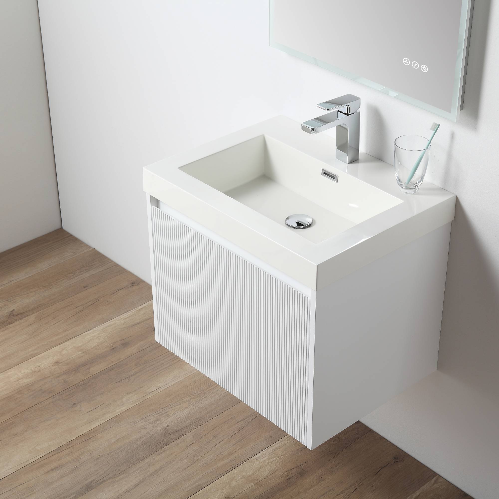 Positano 24" Bathroom Vanity  #size_24"  #color_matte white