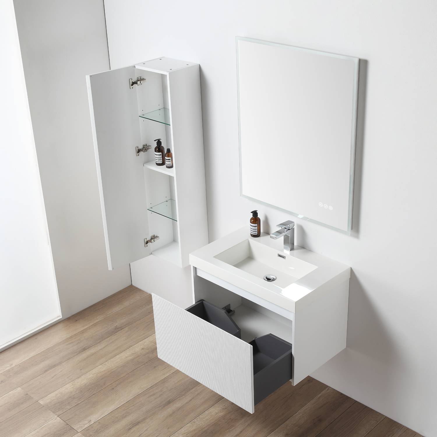 Positano 30" Bathroom Vanity  #size_30"  #color_matte white