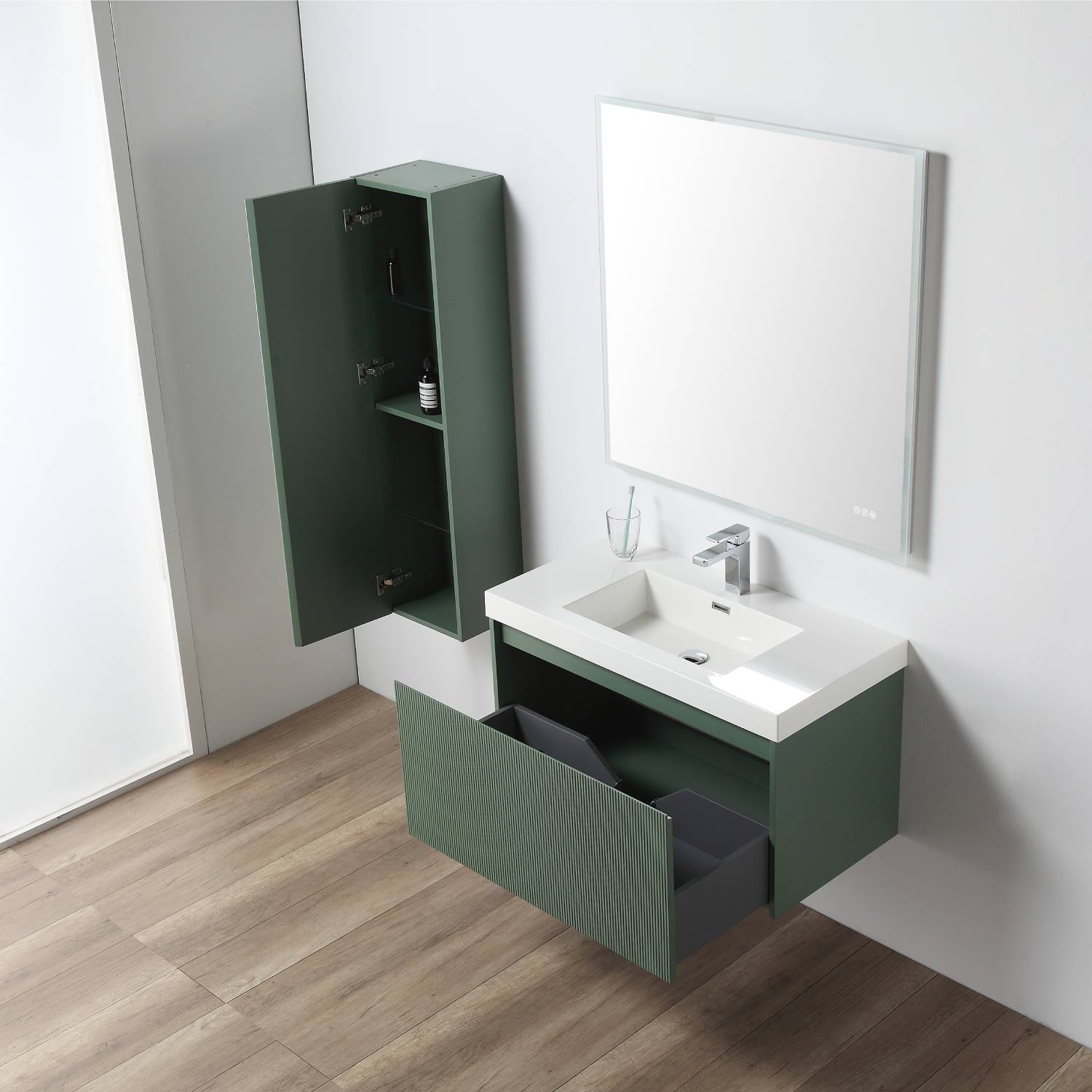 Positano 36" Bathroom Vanity  #size_36"  #color_aventurine green