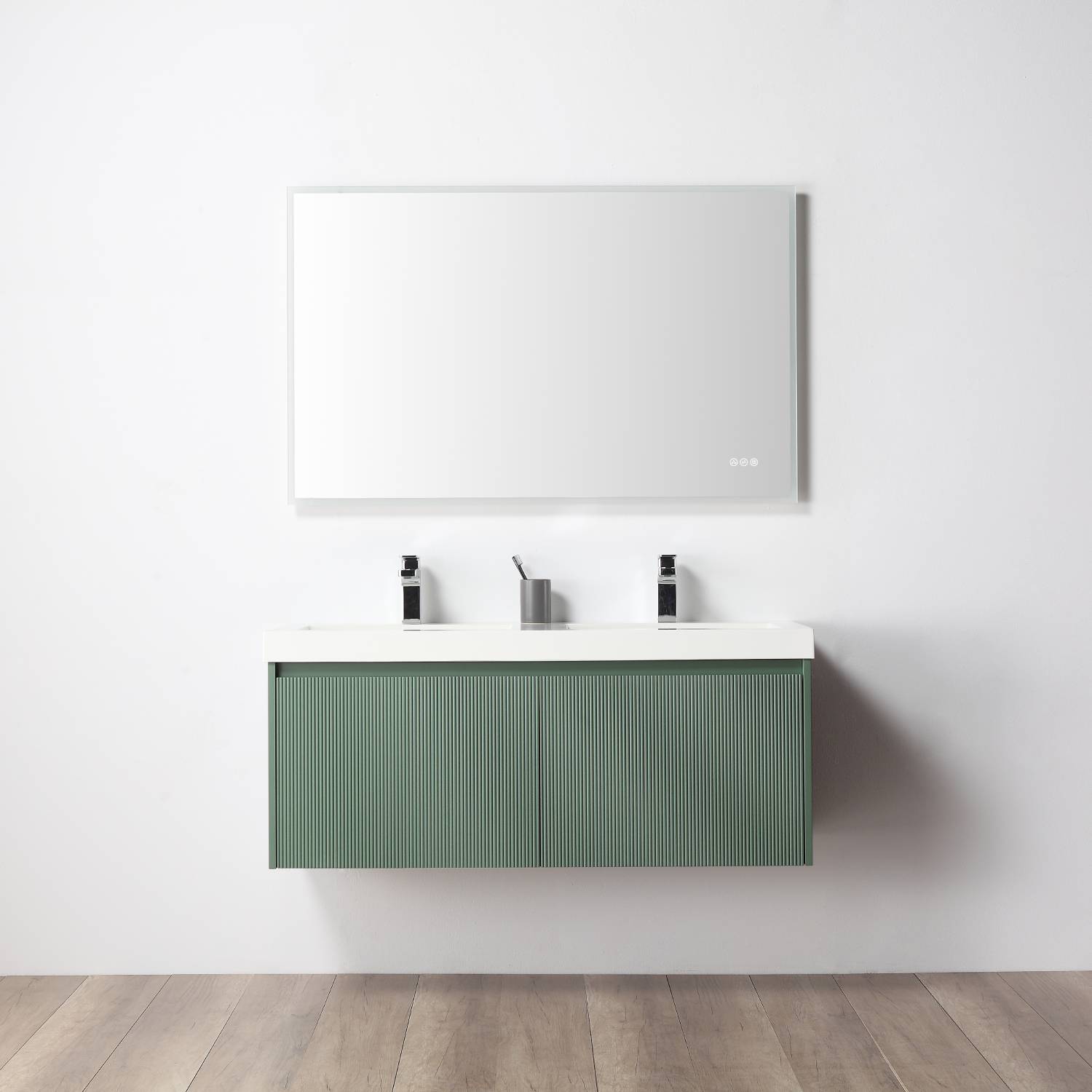 Positano 48" Double Bathroom Vanity  #size_48" Double  #color_aventurine green