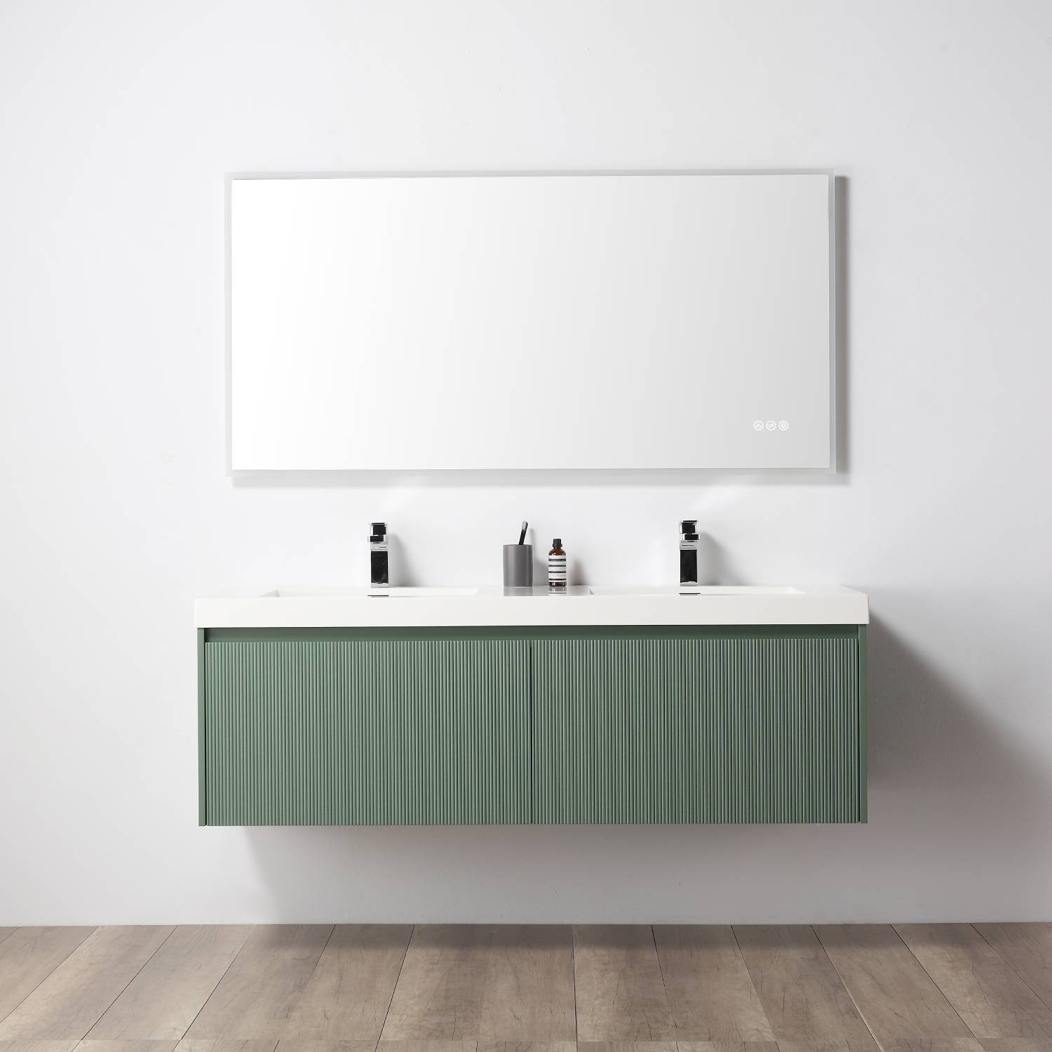 Positano 60" Bathroom Vanity  #size_60"  #color_aventurine green