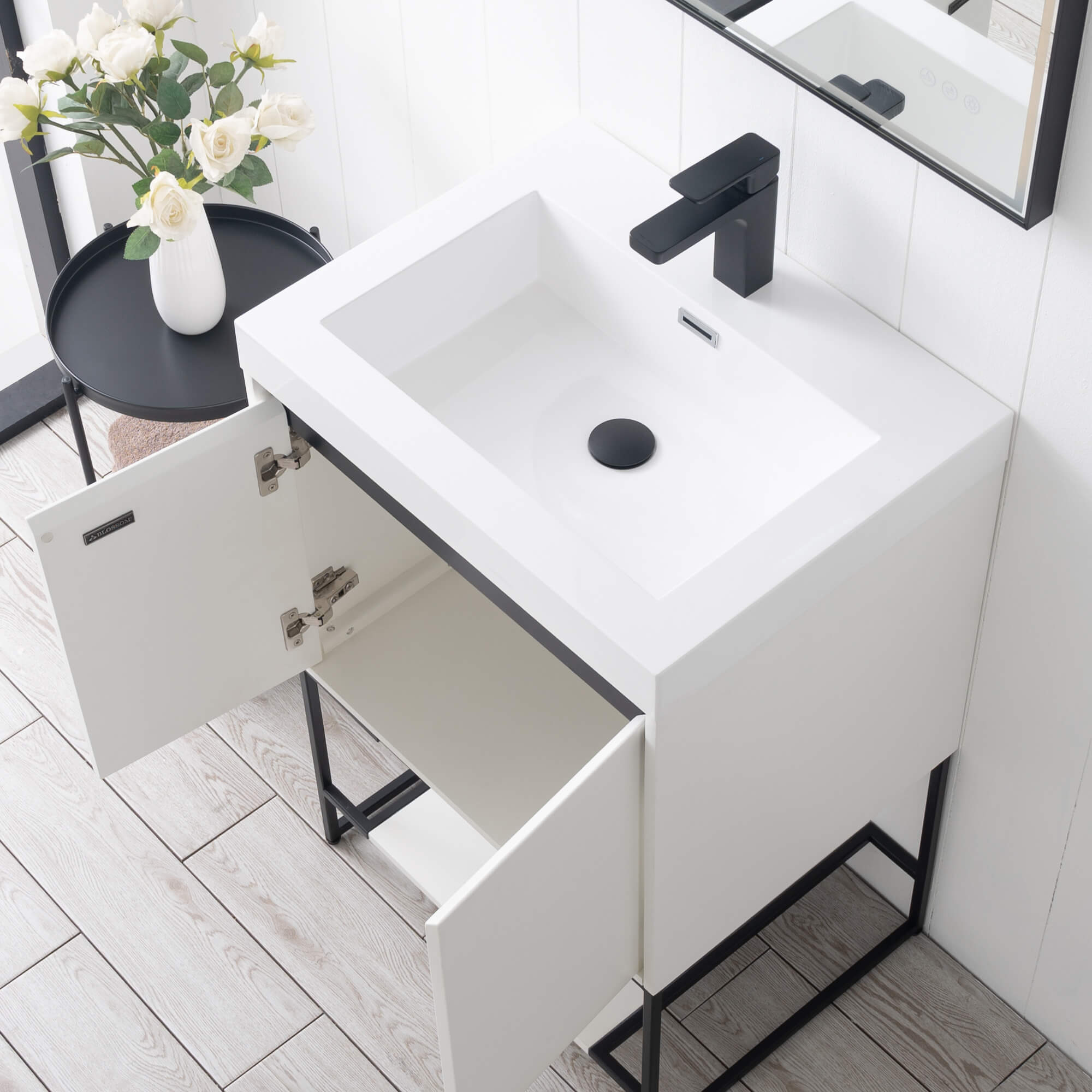 Porto 24" Bathroom Vanity  #size_24"  #color_matte white