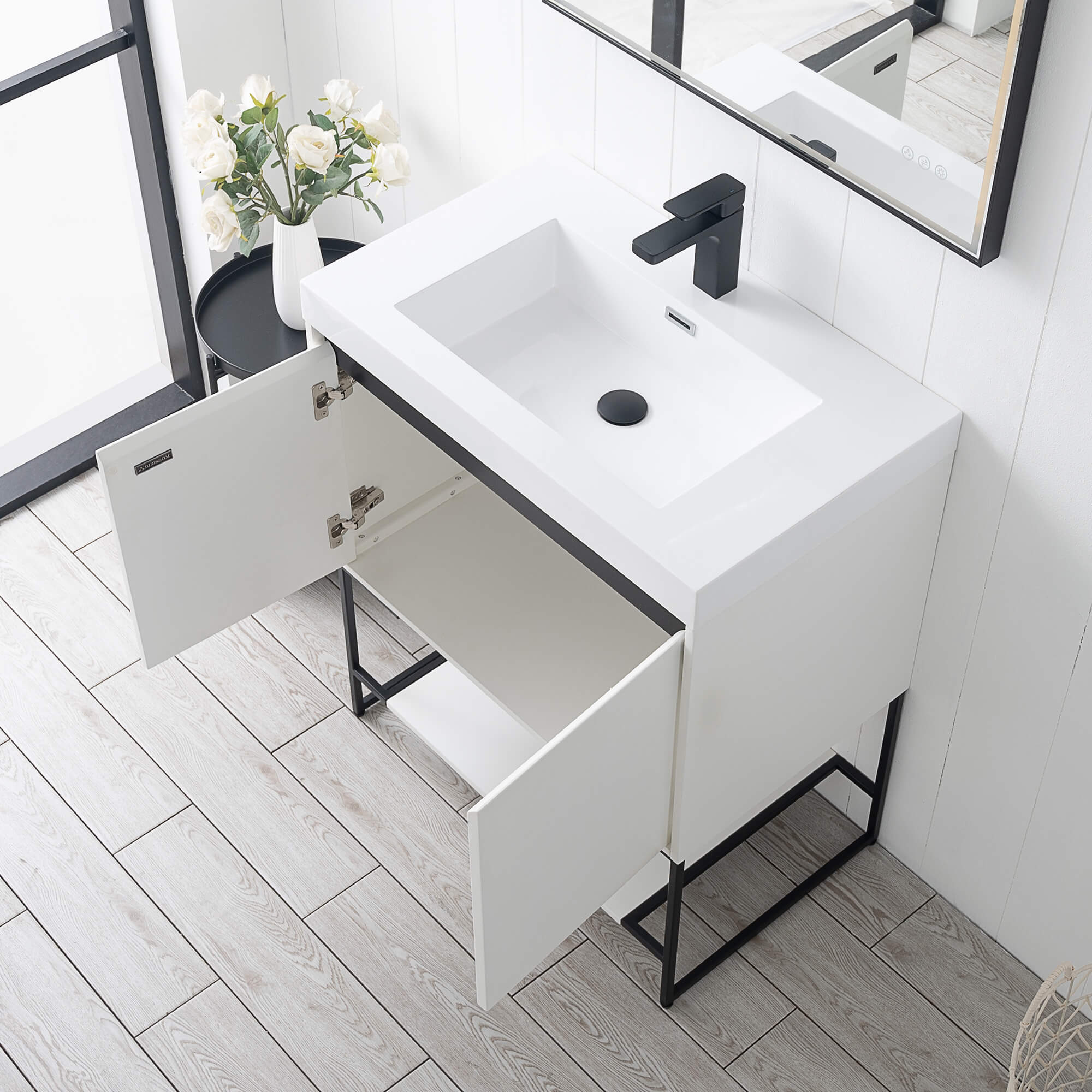 Porto 30" Bathroom Vanity  #size_30"  #color_matte white