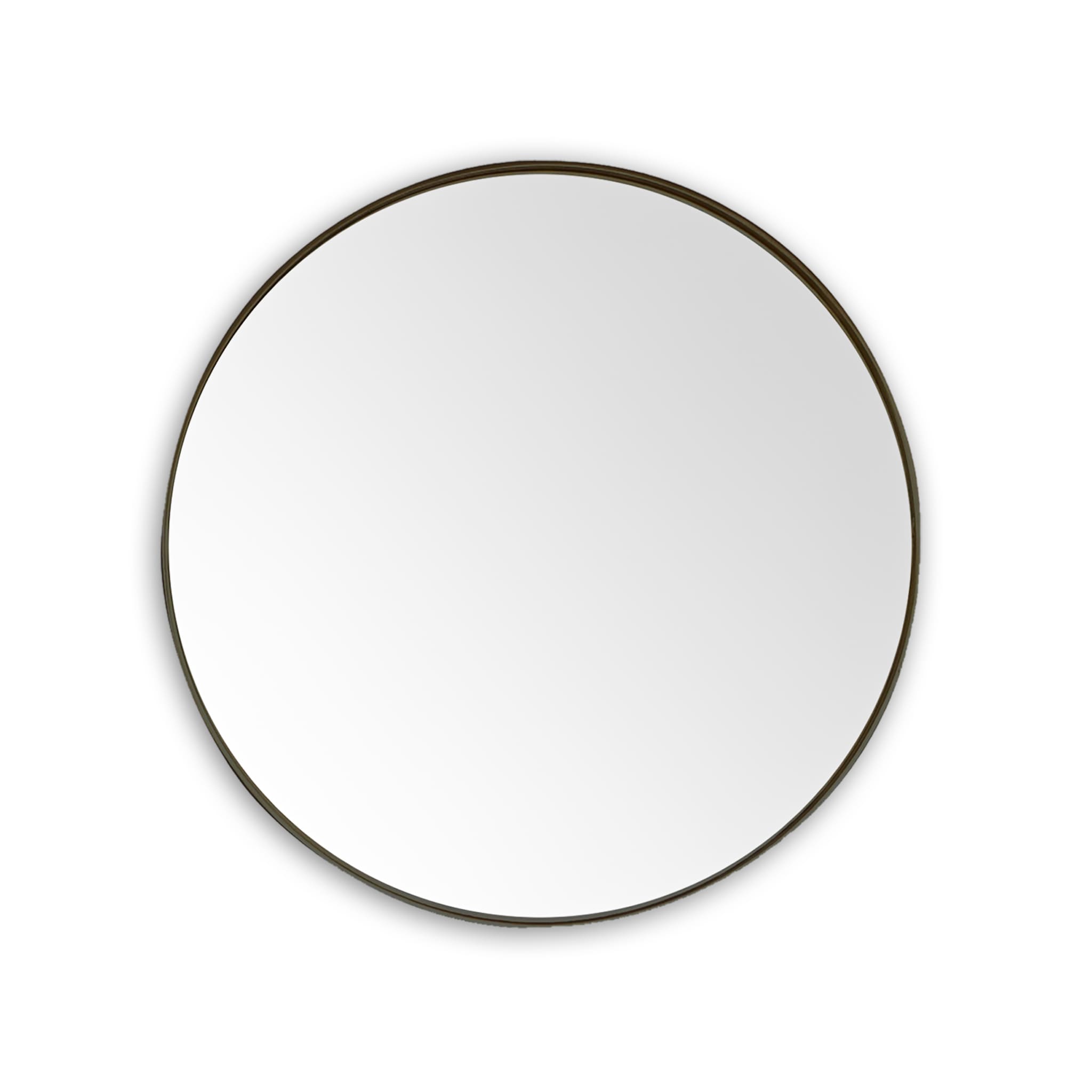  Bathroom Round Mirror Homelero 30"  #size_30"  #color_black