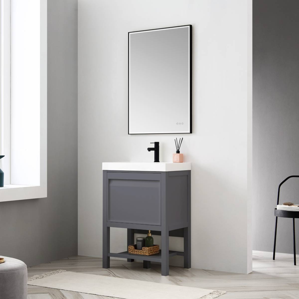 Vienna 24" Bathroom Vanity  #size_24"  #color_matte grey