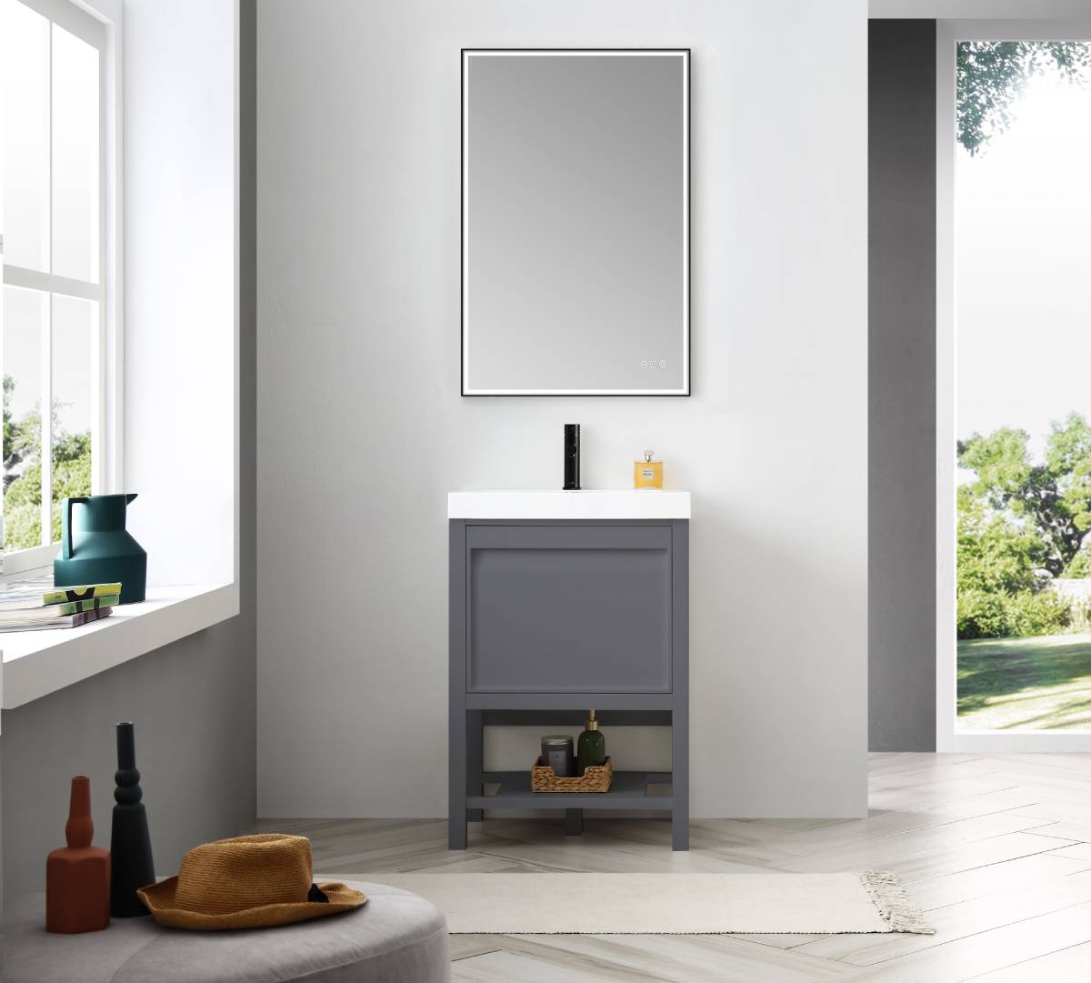 Vienna 24" Bathroom Vanity  #size_24"  #color_matte grey