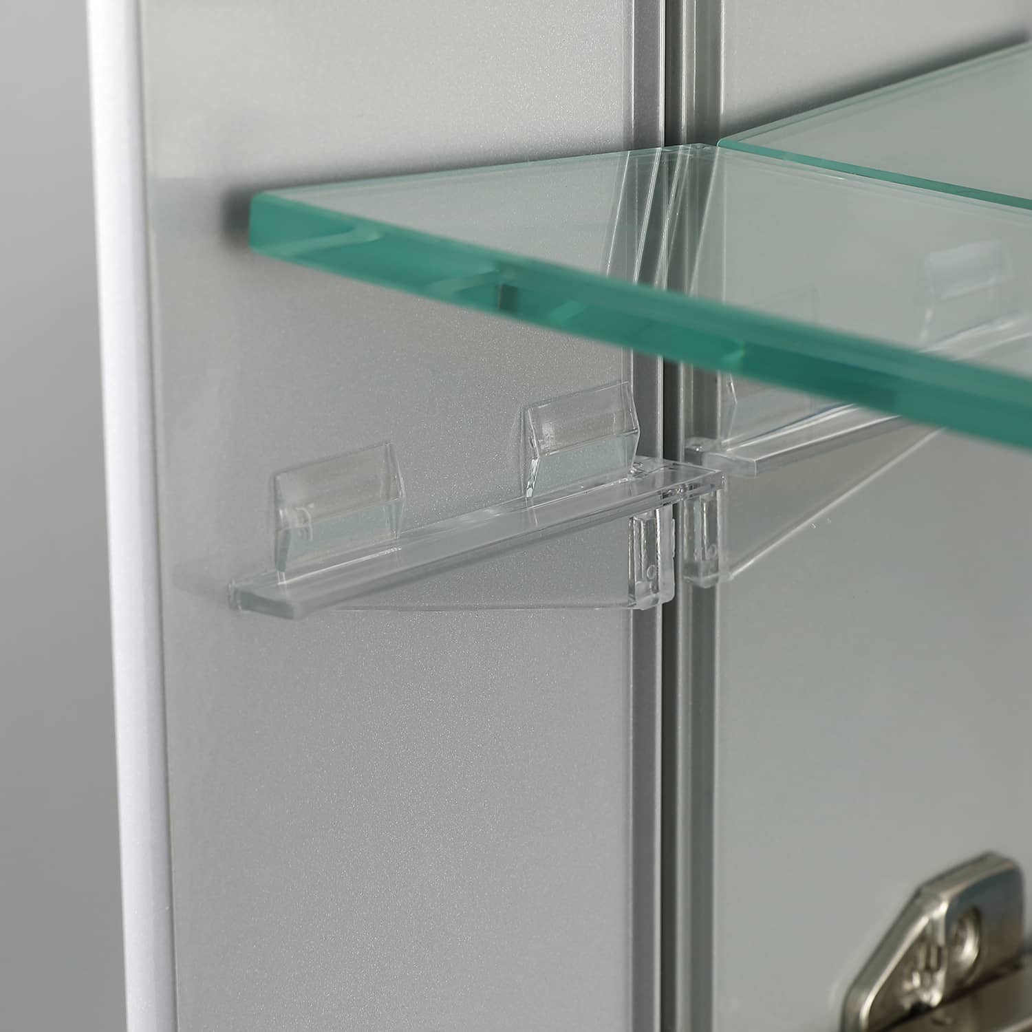 20" x 26" Single Door Reversible Hinge Frameless Mirrored Medicine Cabinet