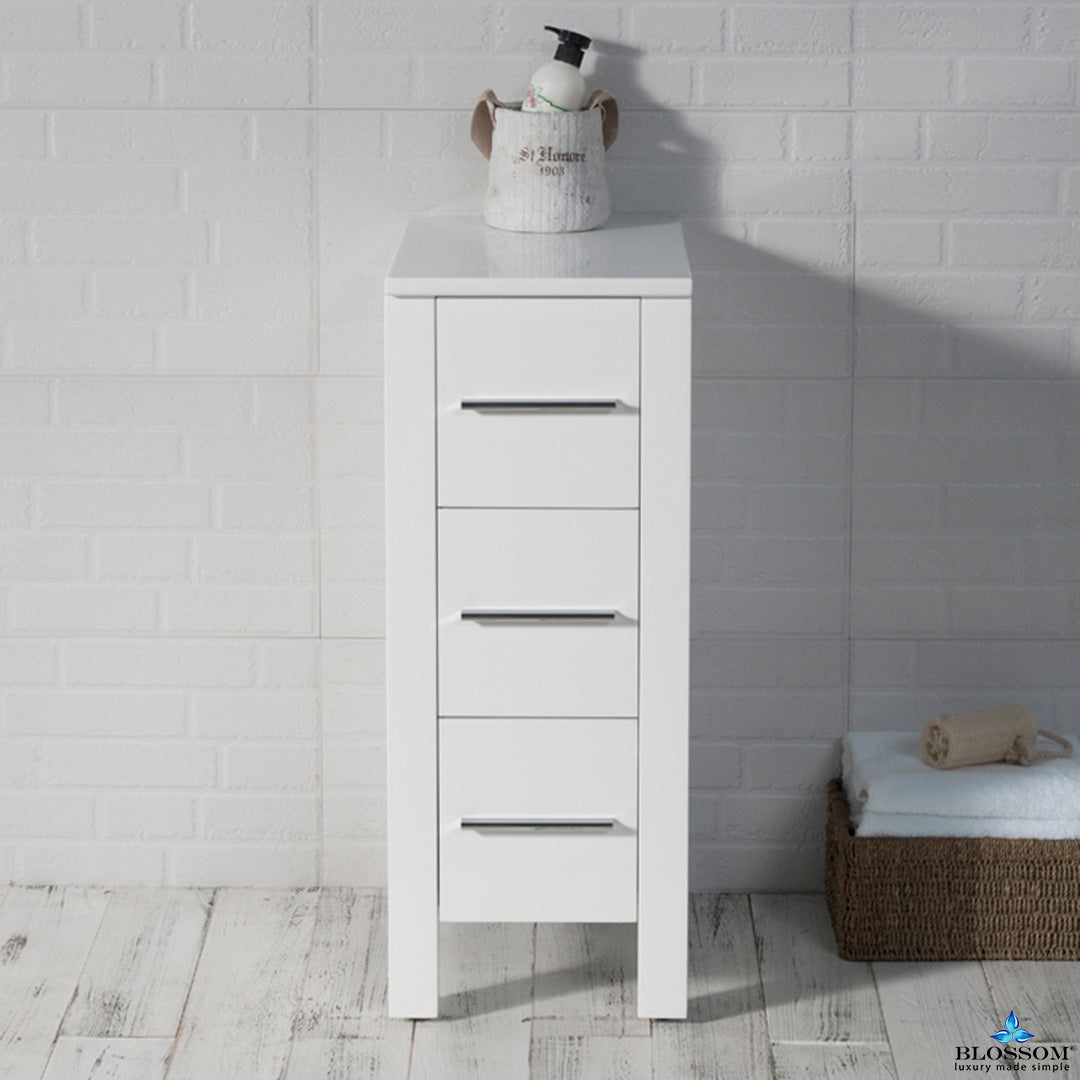 Sydney 12" Side Cabinet  #size_12"  #color_glossy white