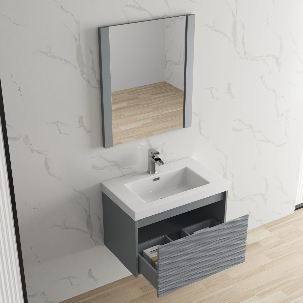 Paris 30" Bathroom Vanity  #size_30"  #color_metal grey
