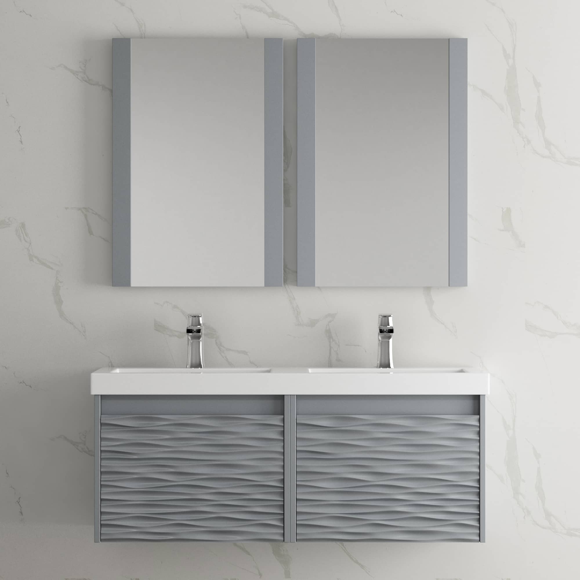 Paris 48" Bathroom Vanity  #size_48"  #color_metal grey