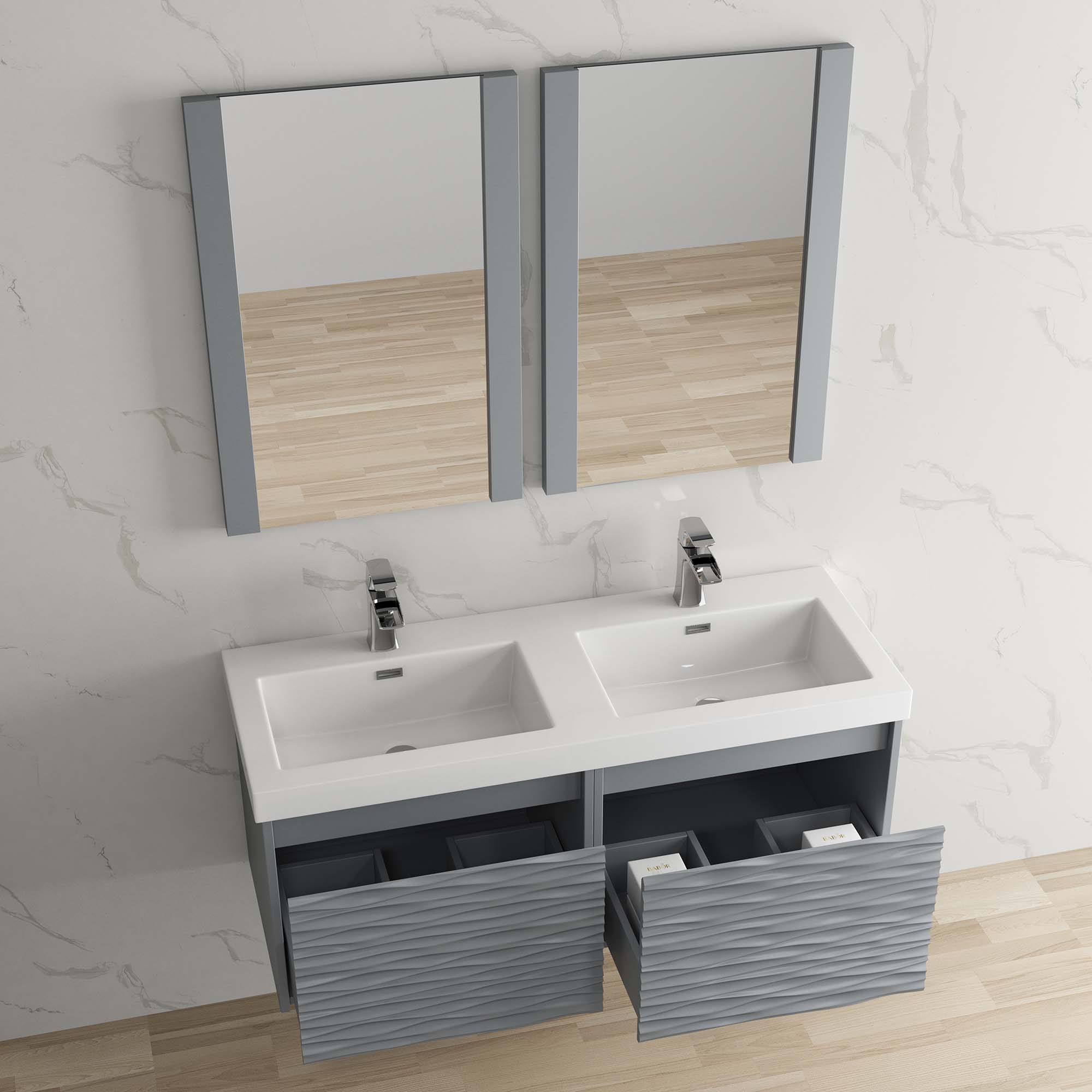 Paris 48" Bathroom Vanity  #size_48"  #color_metal grey