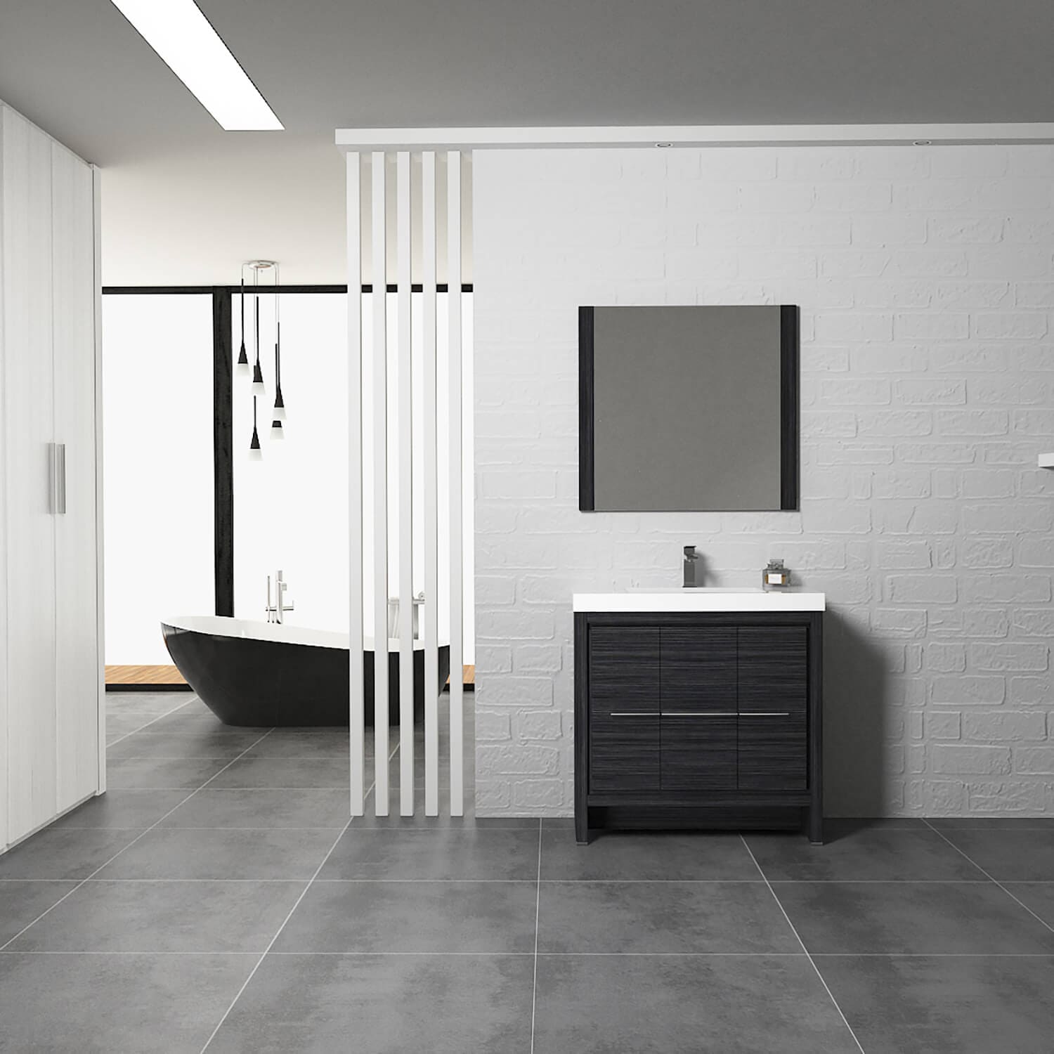 Milan 36" Bathroom Vanity  #size_36"  #color_silver grey  