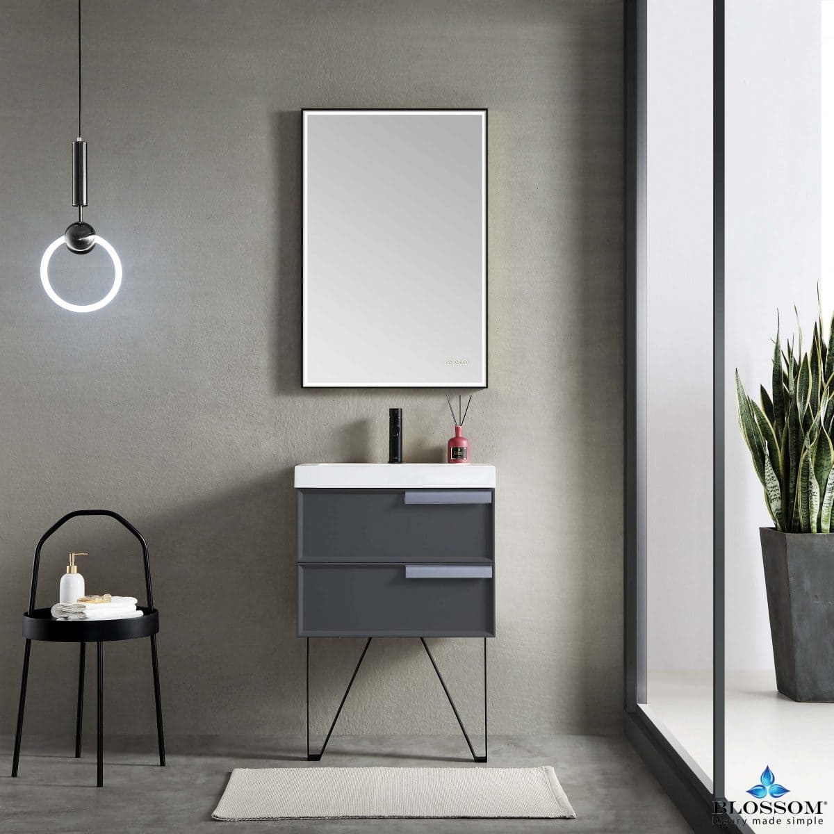 Sofia 24" Bathroom Vanity  #size_24"  #color_matte grey