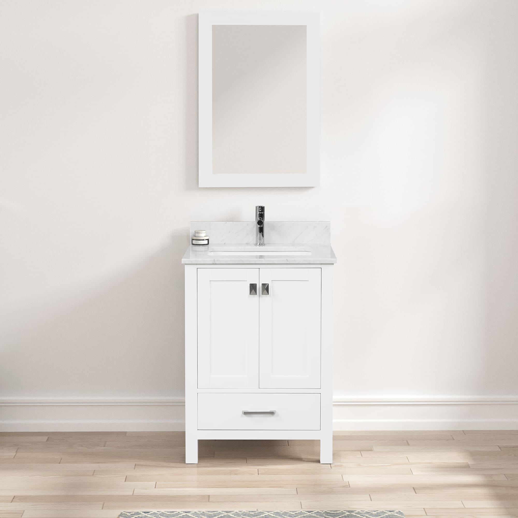 Geneva 24" Bathroom Vanity  #size_24"  #color_matte white