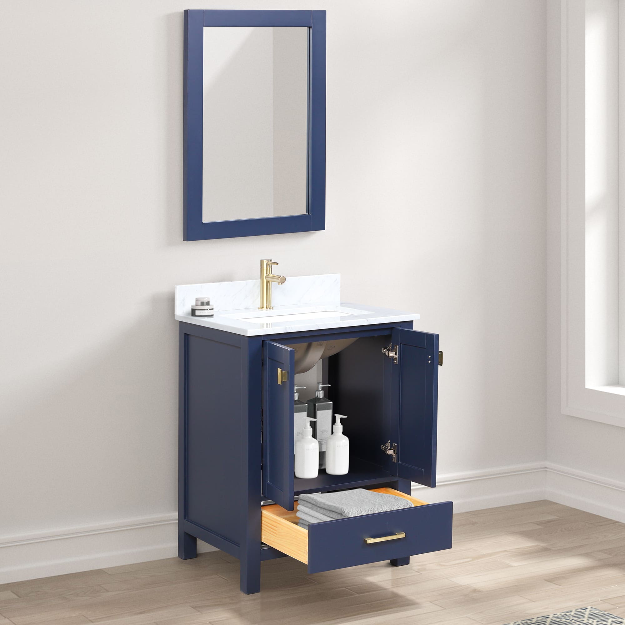 Geneva 24" Bathroom Vanity  #size_24"  #color_navy blue
